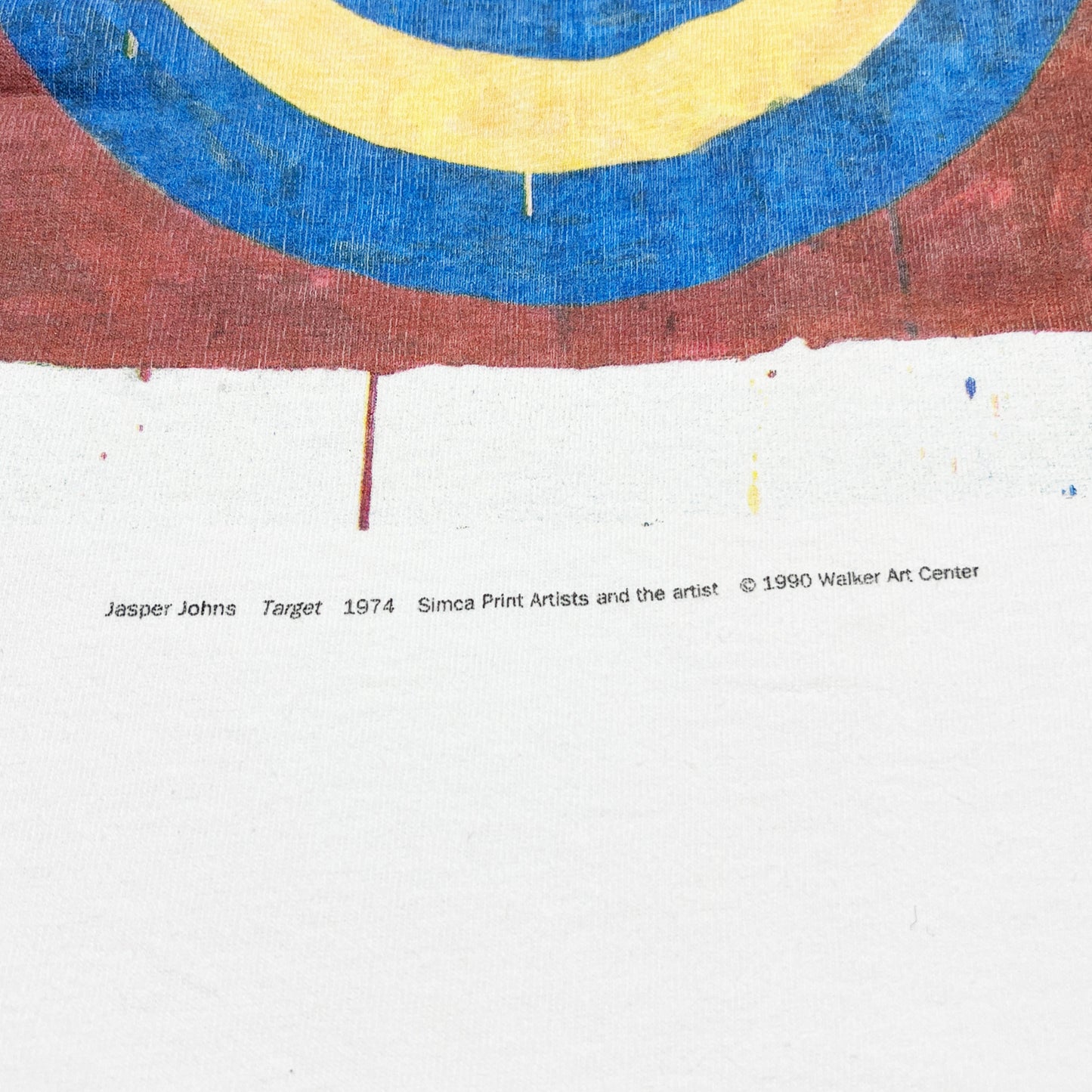 90's FRUIT OF THE LOOM Jasper Johns T Size (XL)