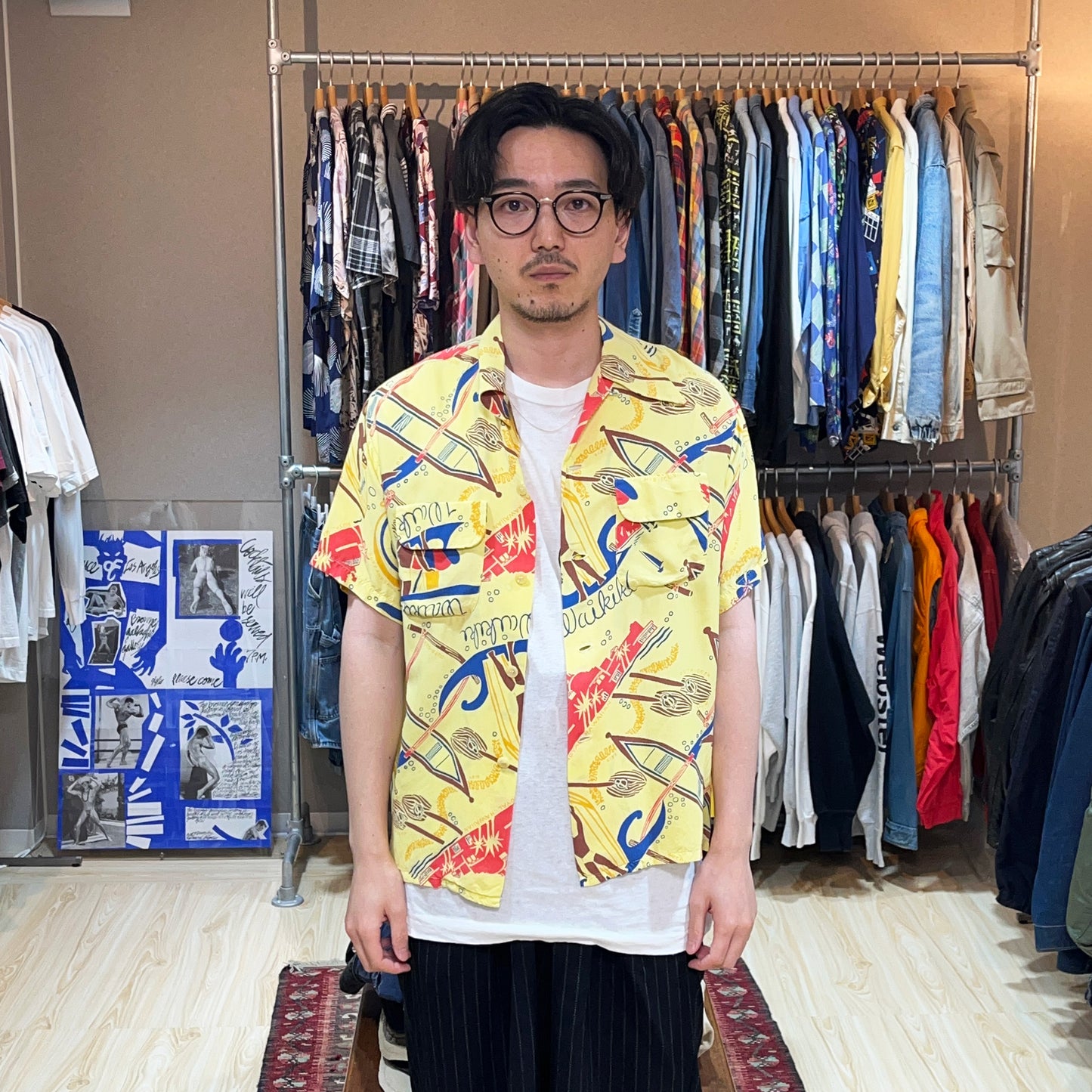 50's Florida SUNWEAR Hawaiian S/S SH Size (M)