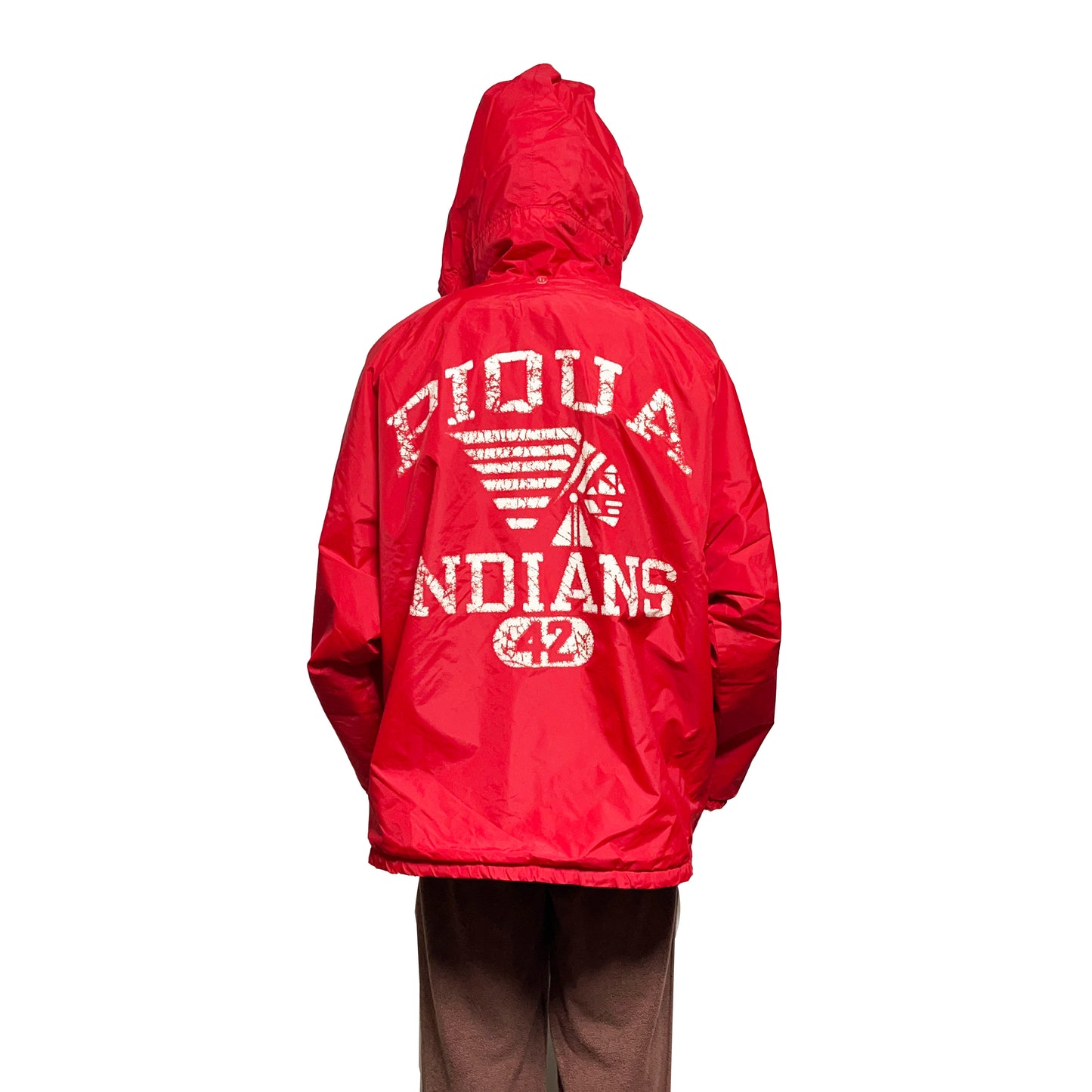 80's Champion Bench Coat "Piqua Indians" Size (XL)