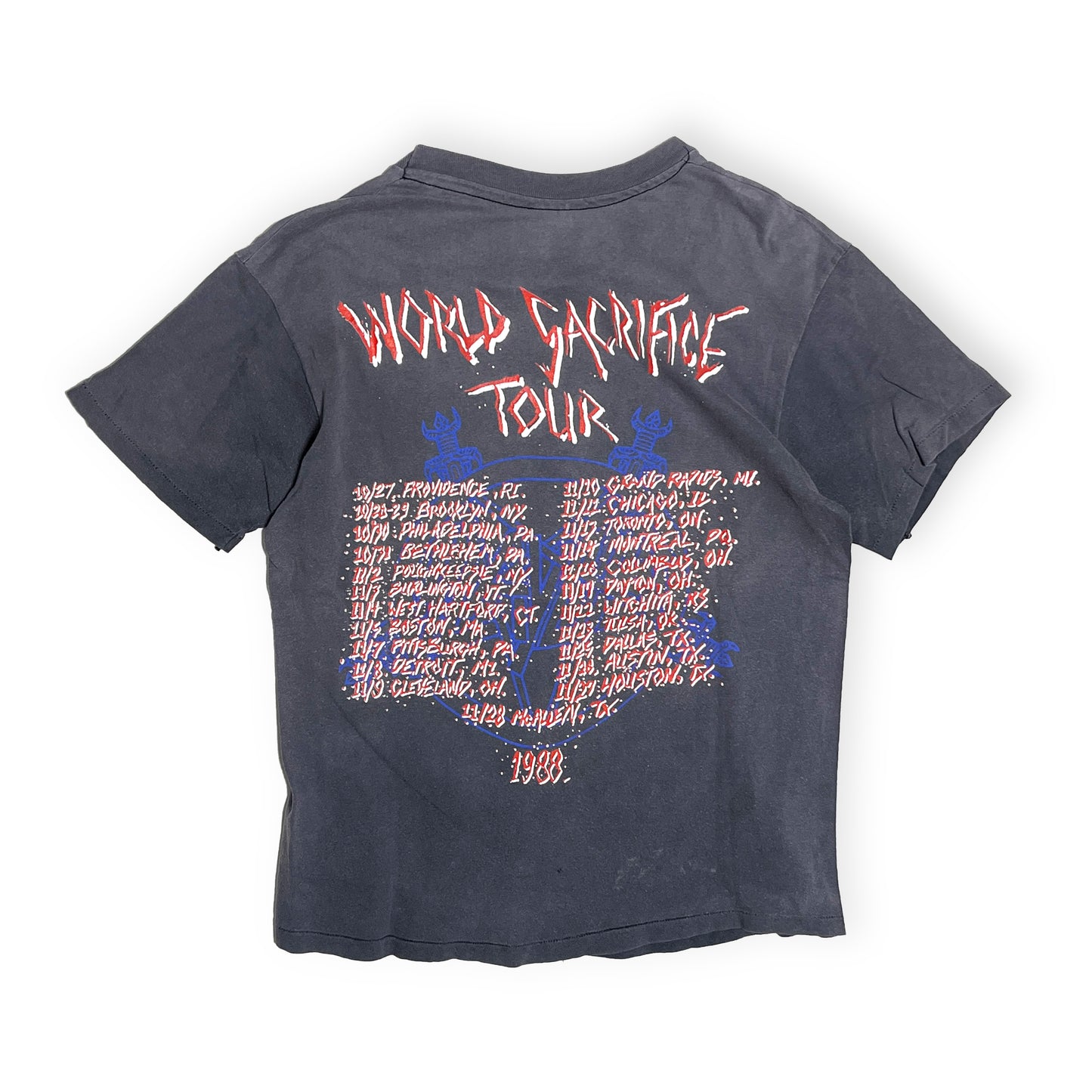 80's Hanes Slayer T 1988 World Tour T Size (L)