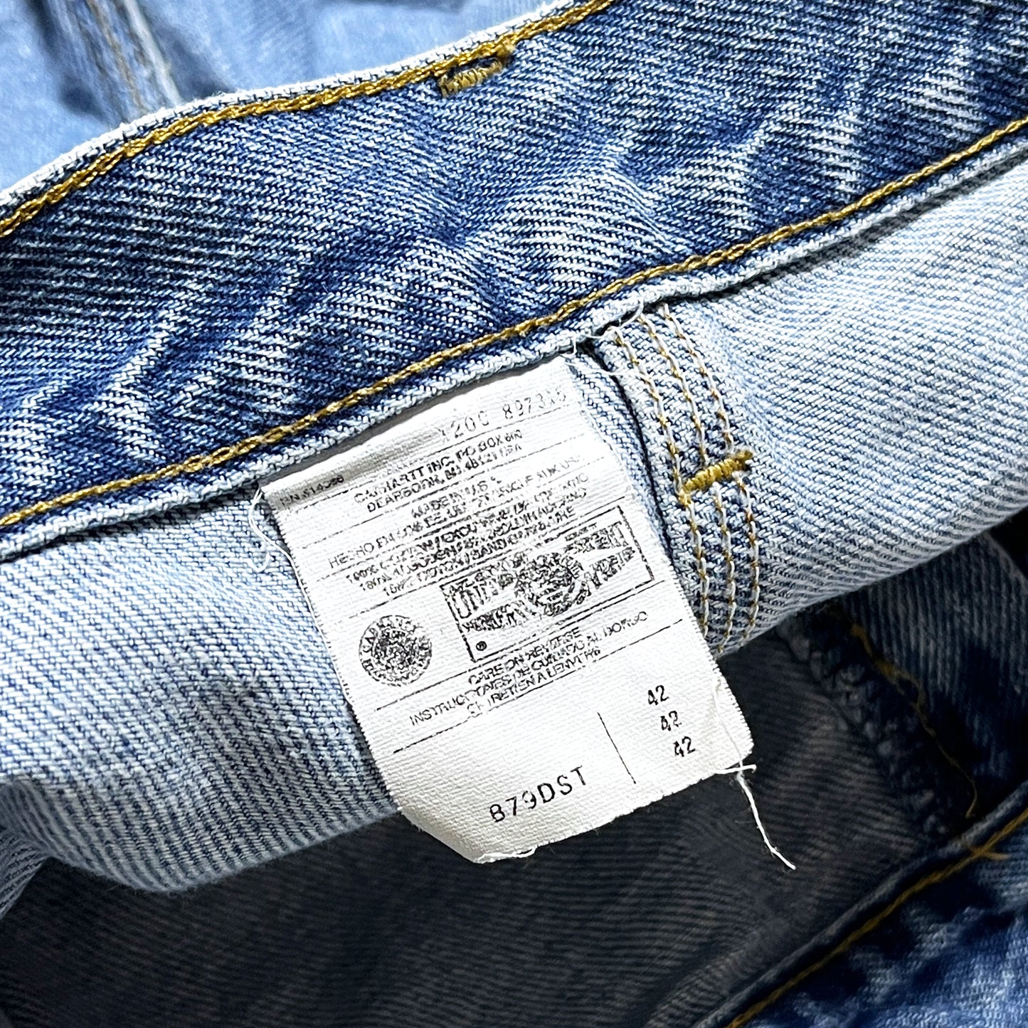 アメリカ製 Carhartt Denim Original Shorts Size (W42)位