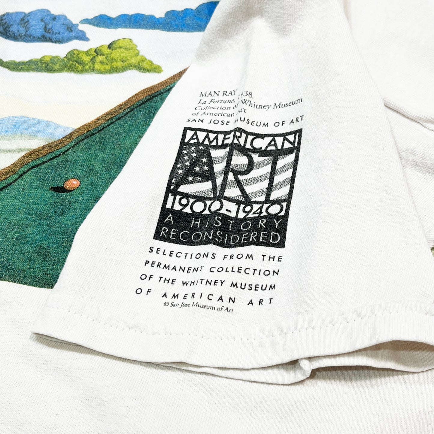 90's UnKnown Man Ray "La Fortune" T Size (L)位