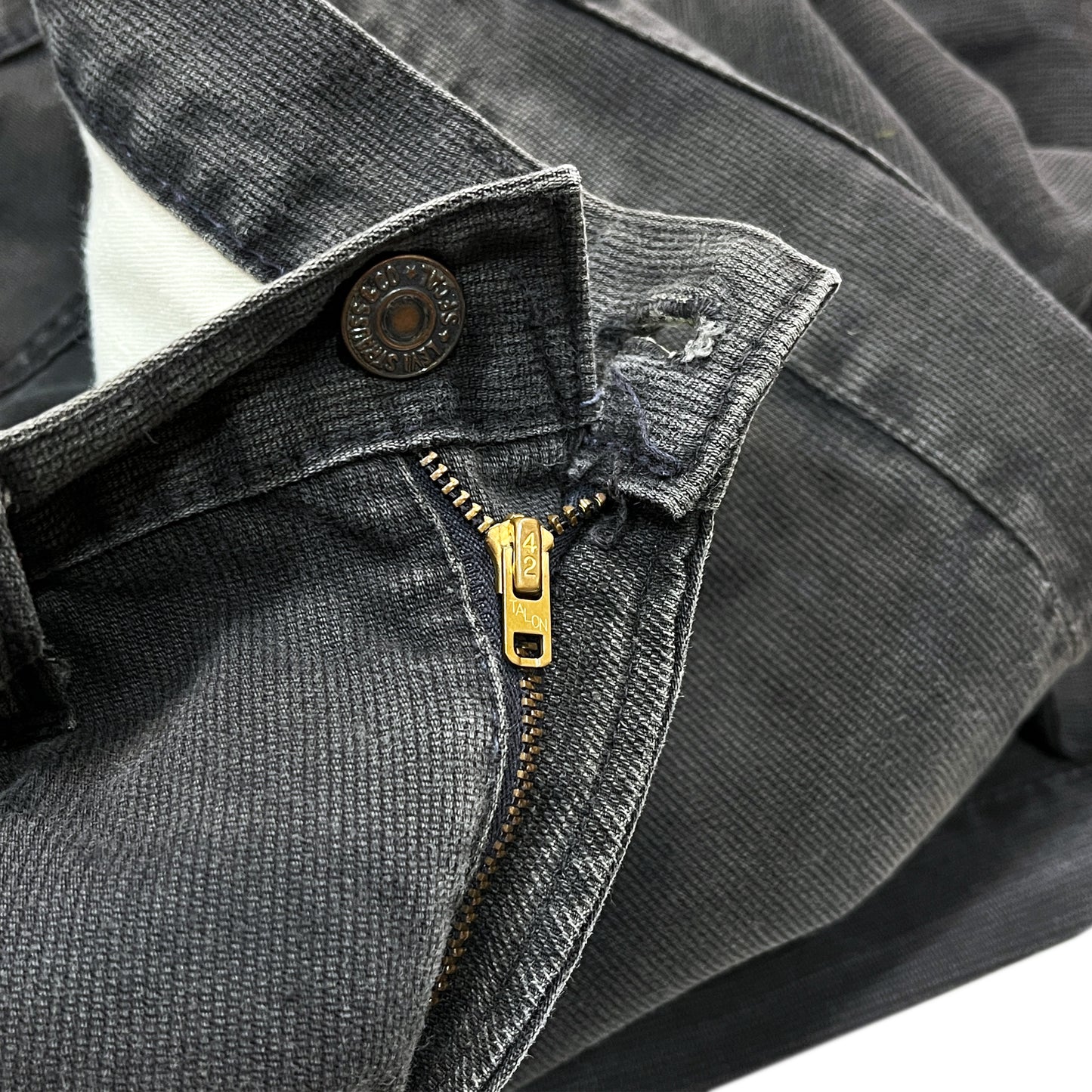60's Levi's 911G BIG-E 黒ピケ! 実寸 (W32 L32)位
