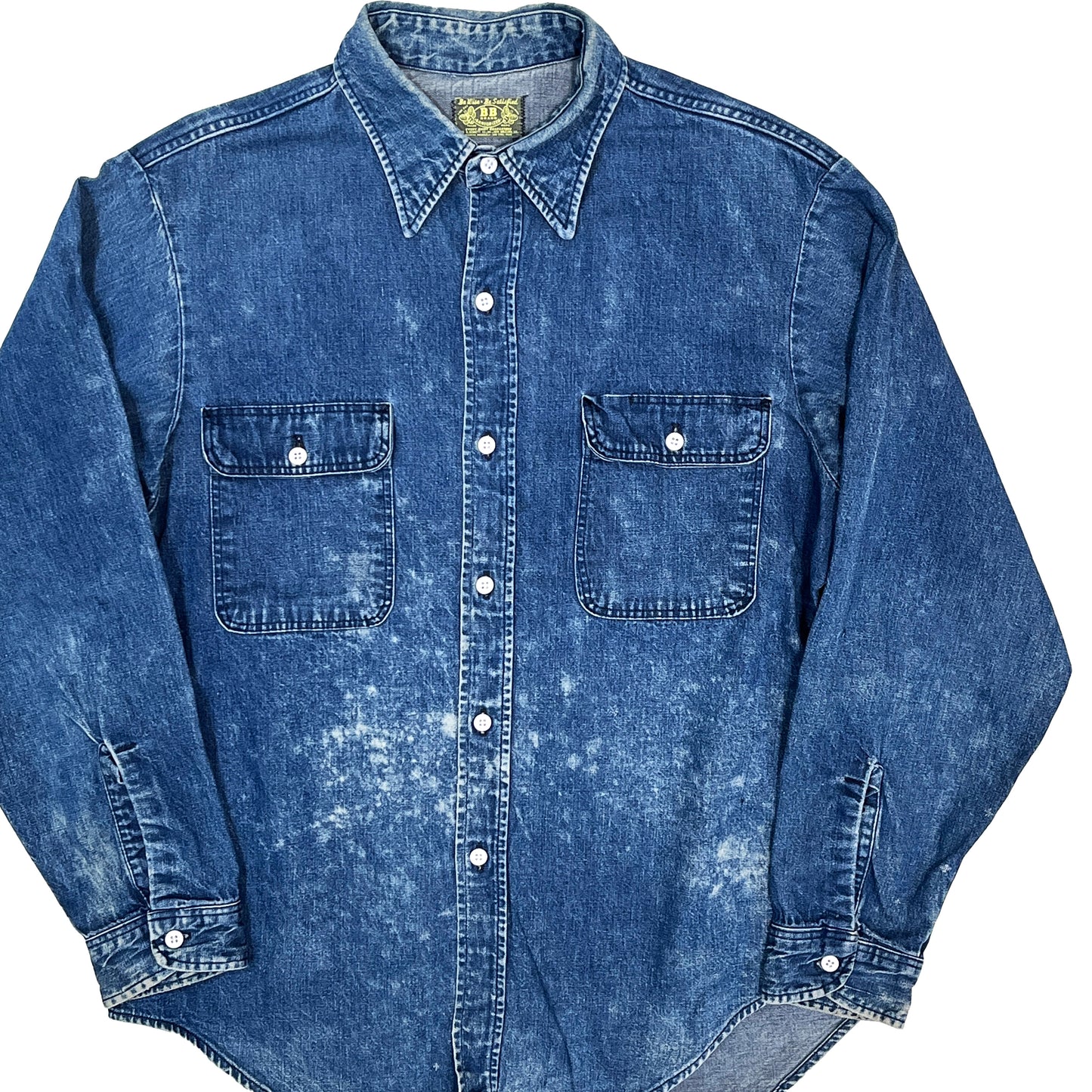60's〜 BB Brand Denim SH Size (16 1/2)位