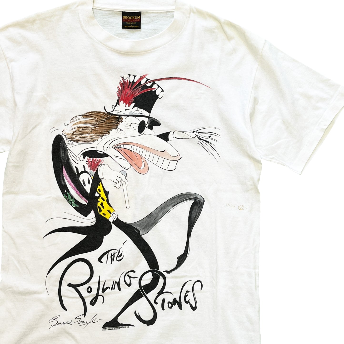 90's Brockum The Rolling Stones T Size (L) レア!