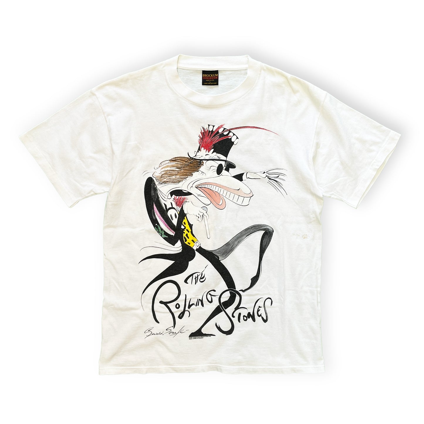 90's Brockum The Rolling Stones T Size (L) レア!