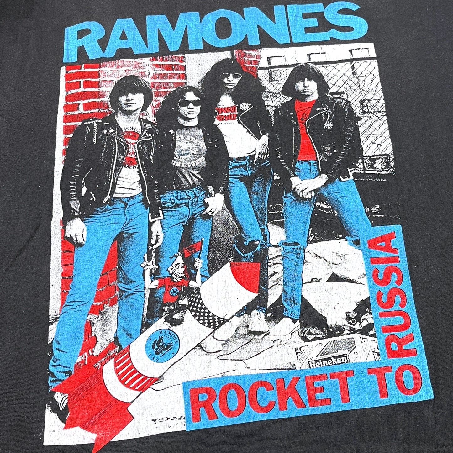 90's Euro Ramones "Rocket to Russia" T Size (L)