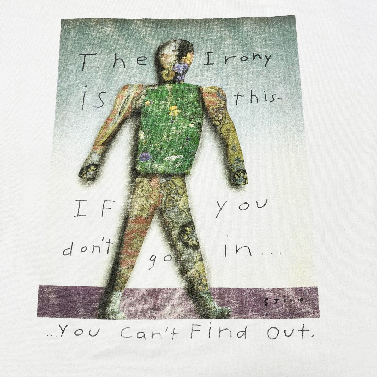 90's JERZEES Richard Stain T Size (L)