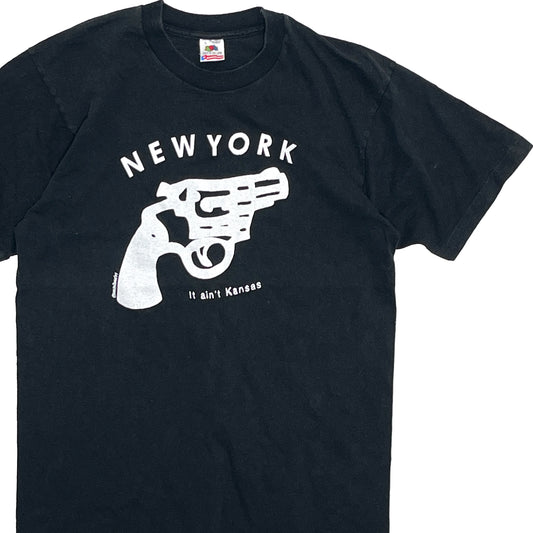 90's FRUIT OF THE LOOM "NEW YORK It ain't Kansas" T Size (L)