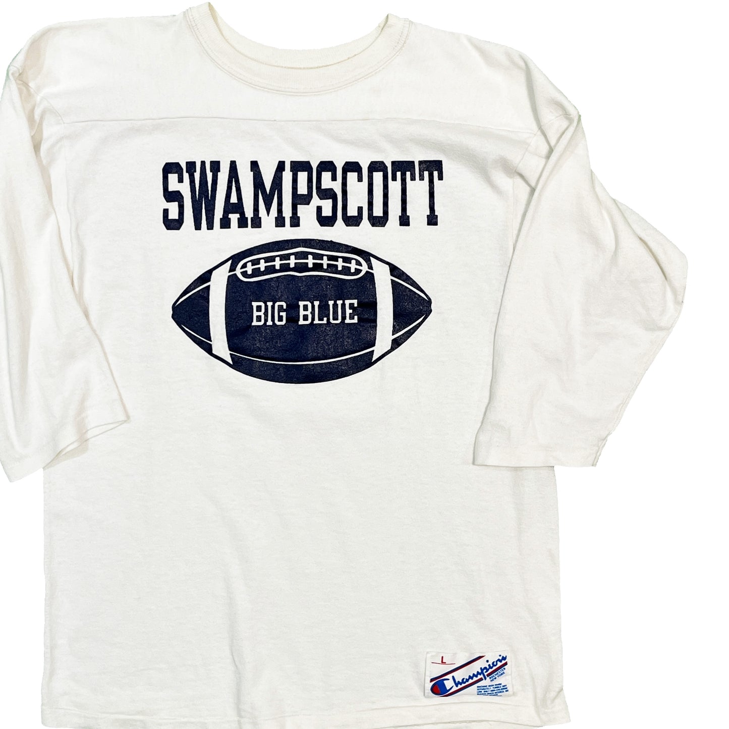 80's Champion Football T Size (L) 極上コンディション!