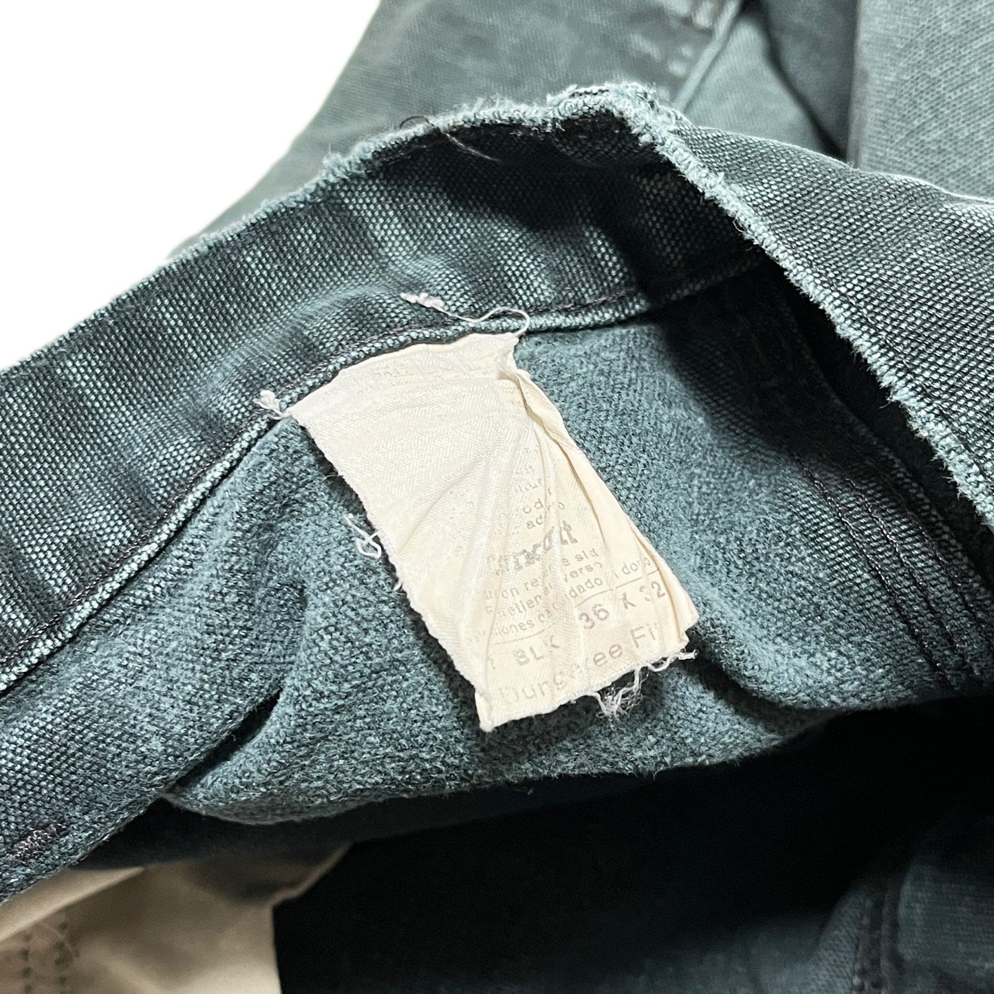 Carhartt ダブルニー ペインターPT 色褪せブラック Size (W36 L31)位 極上雰囲気!