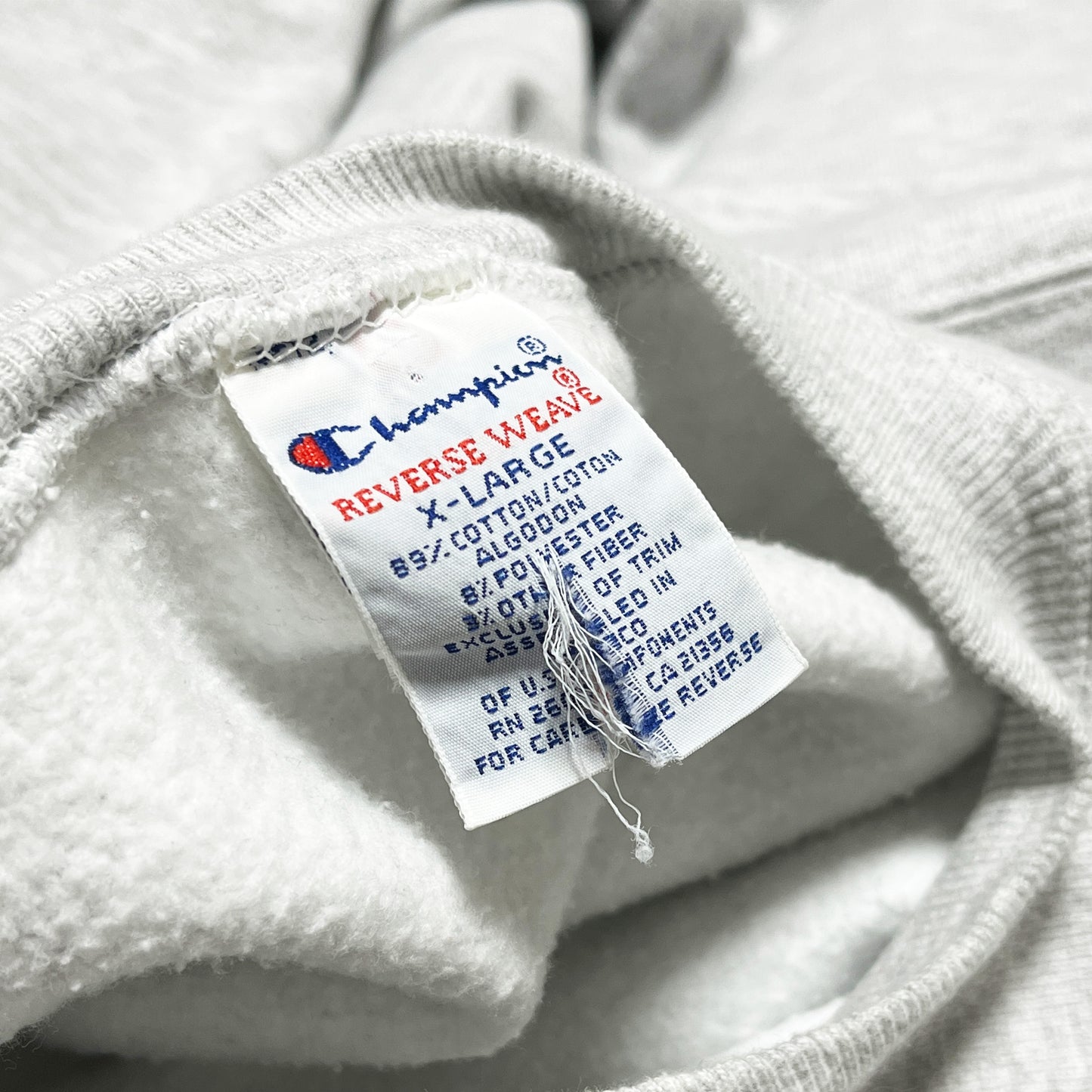00's Champion R/W Gray 目無し Size (XL) メキシコ製