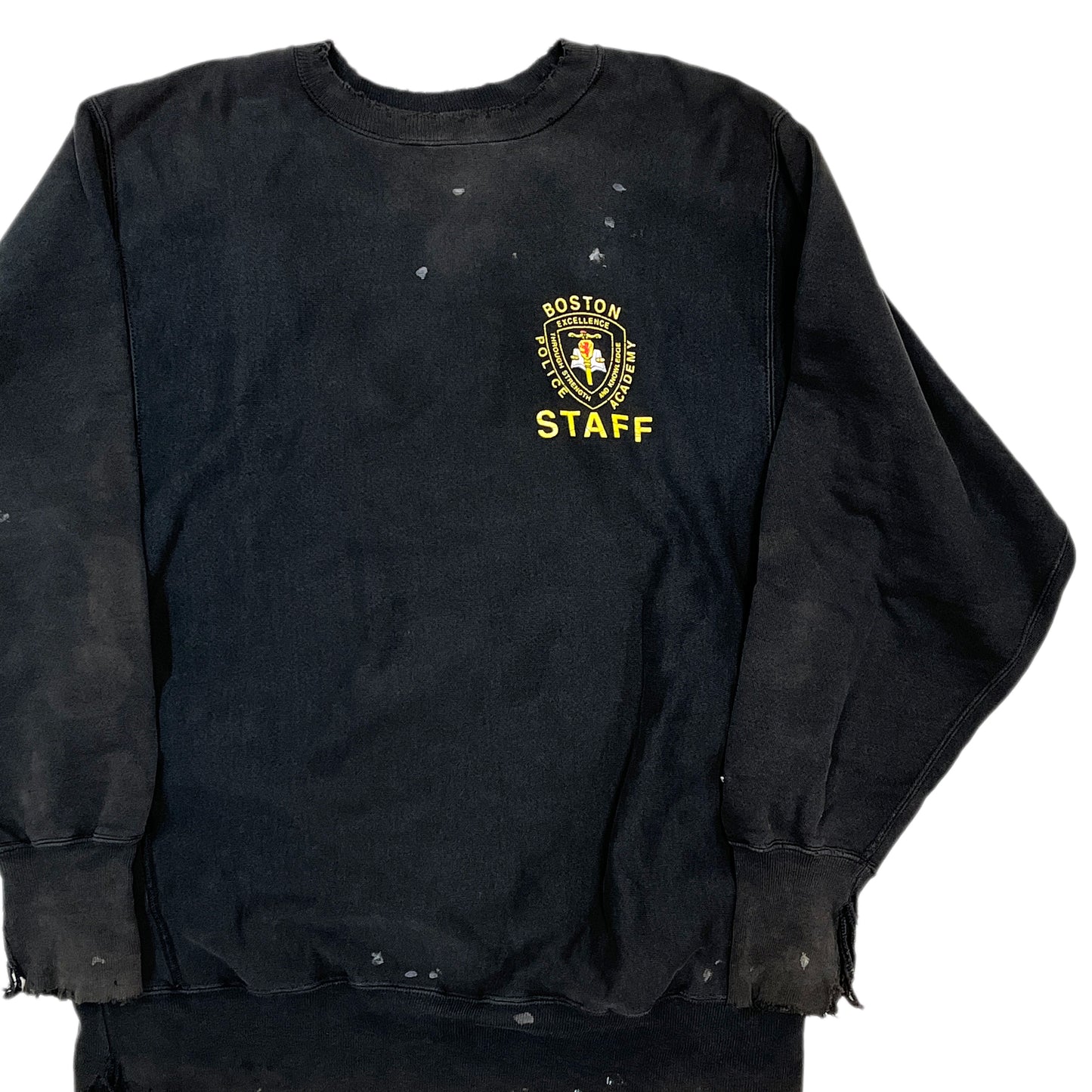 90's〜 Champion R/W "BOSTON POLICE ACADEMY STAFF" Size (XL) メキシコ製