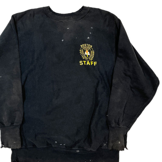 90's〜 Champion R/W "BOSTON POLICE ACADEMY STAFF" Size (XL) メキシコ製