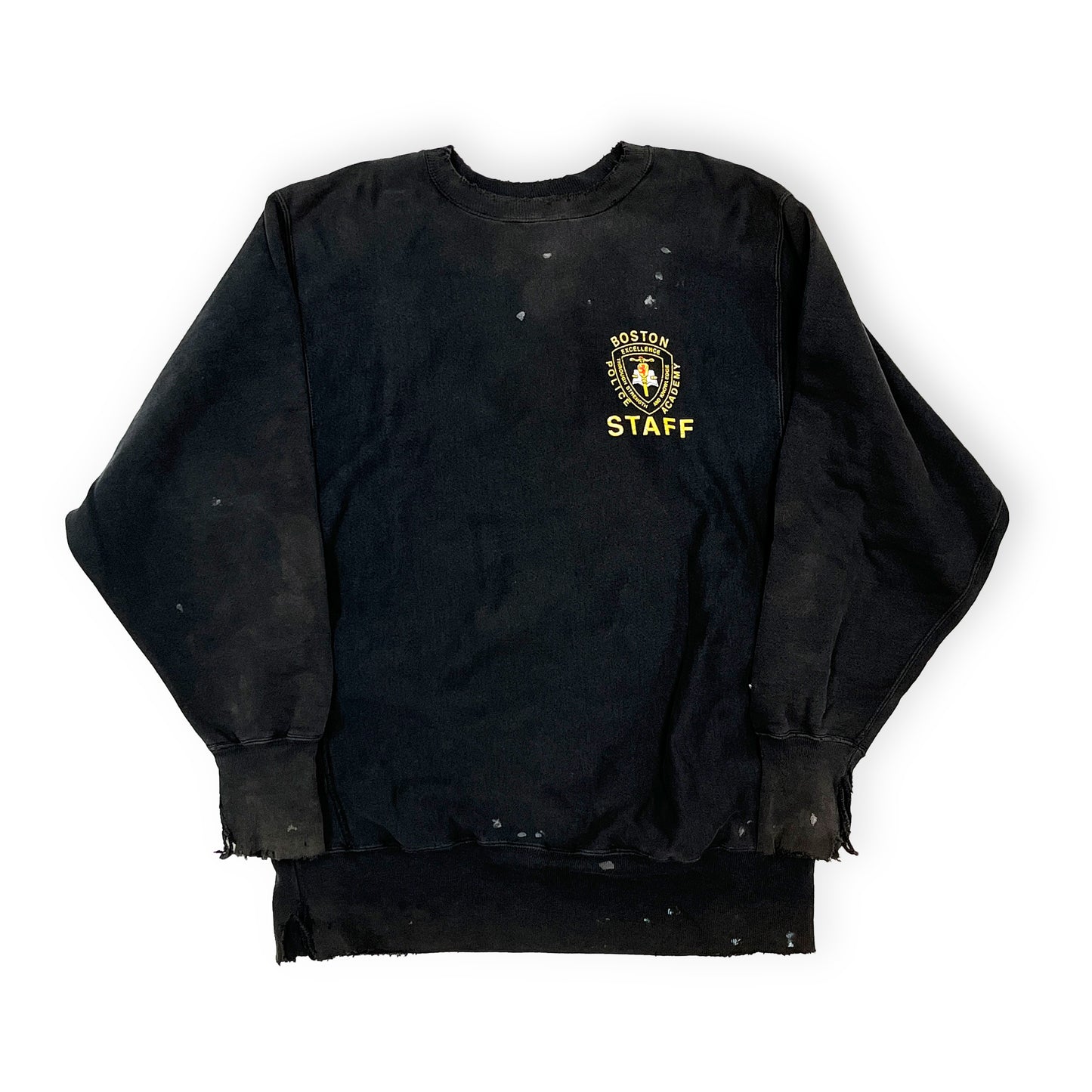 90's〜 Champion R/W "BOSTON POLICE ACADEMY STAFF" Size (XL) メキシコ製