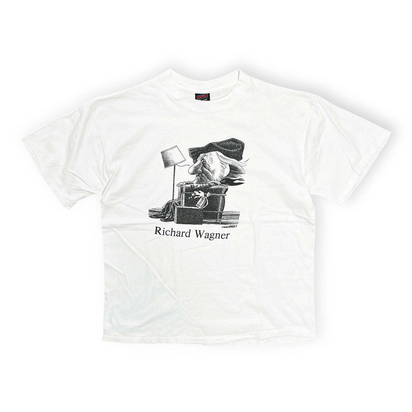 90's SOFFE'S Largely Literary Series "Richard Wagner" T Size (XL)
