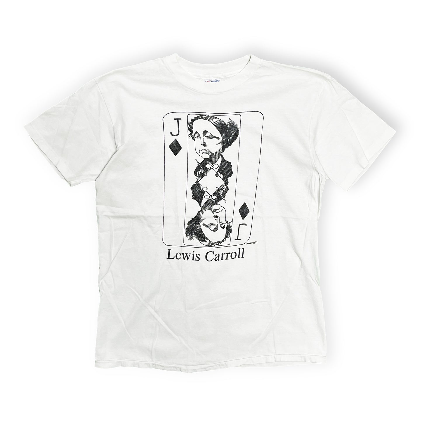 80's〜 Hanes Largely Literary Series "Lewis Carroll" T Size (L)