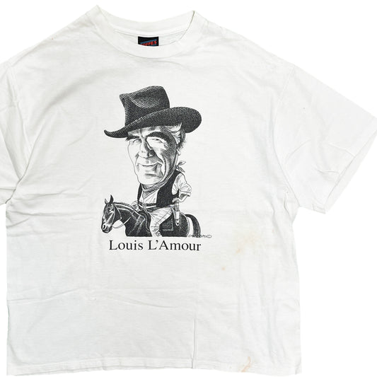 80's〜 SOFFE'S Largely Literary Series "Louis L'Amour" T Size (XL)
