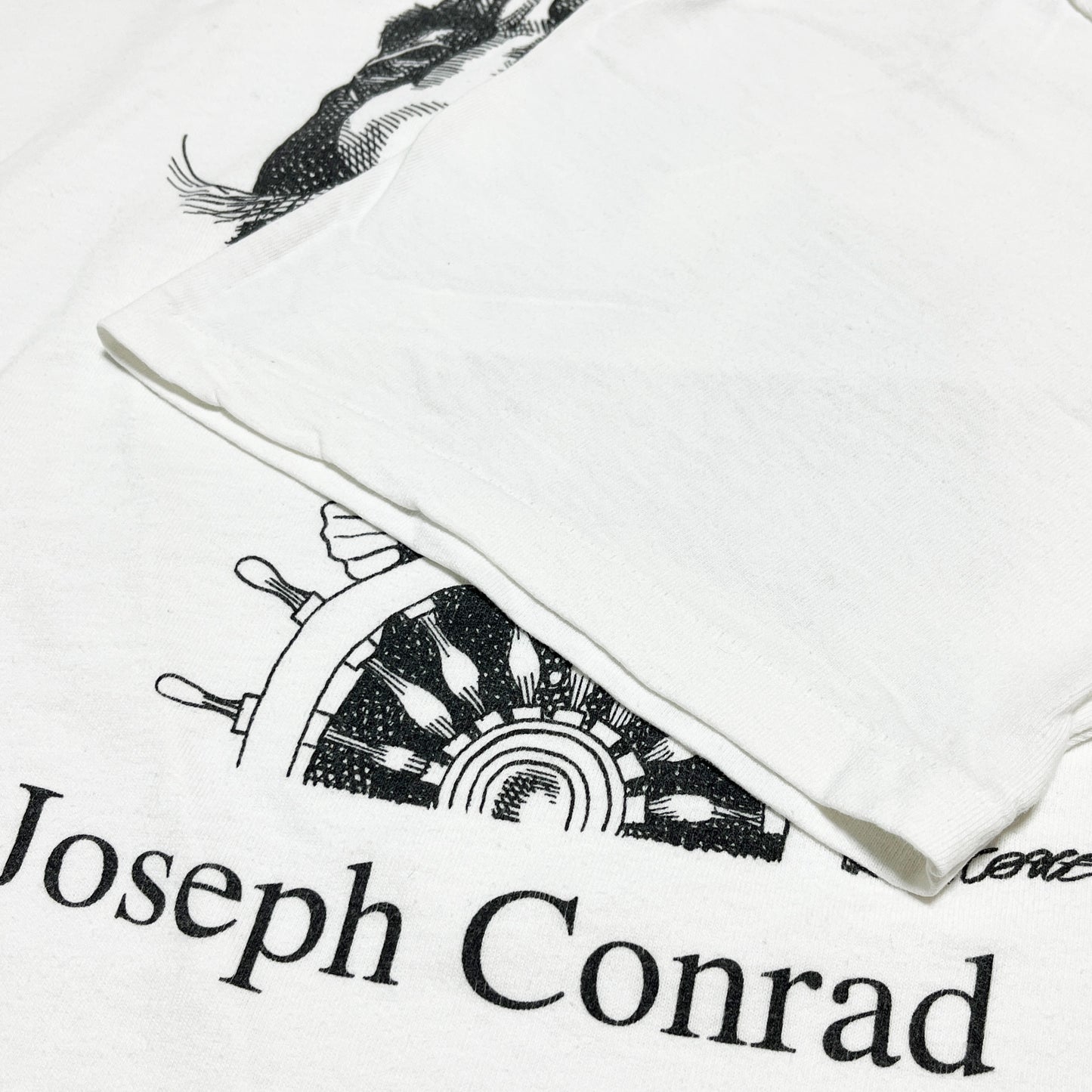 90's SOFFE SHIRTS Largely Literary Series "Joseph Conrad" T Size (XL)