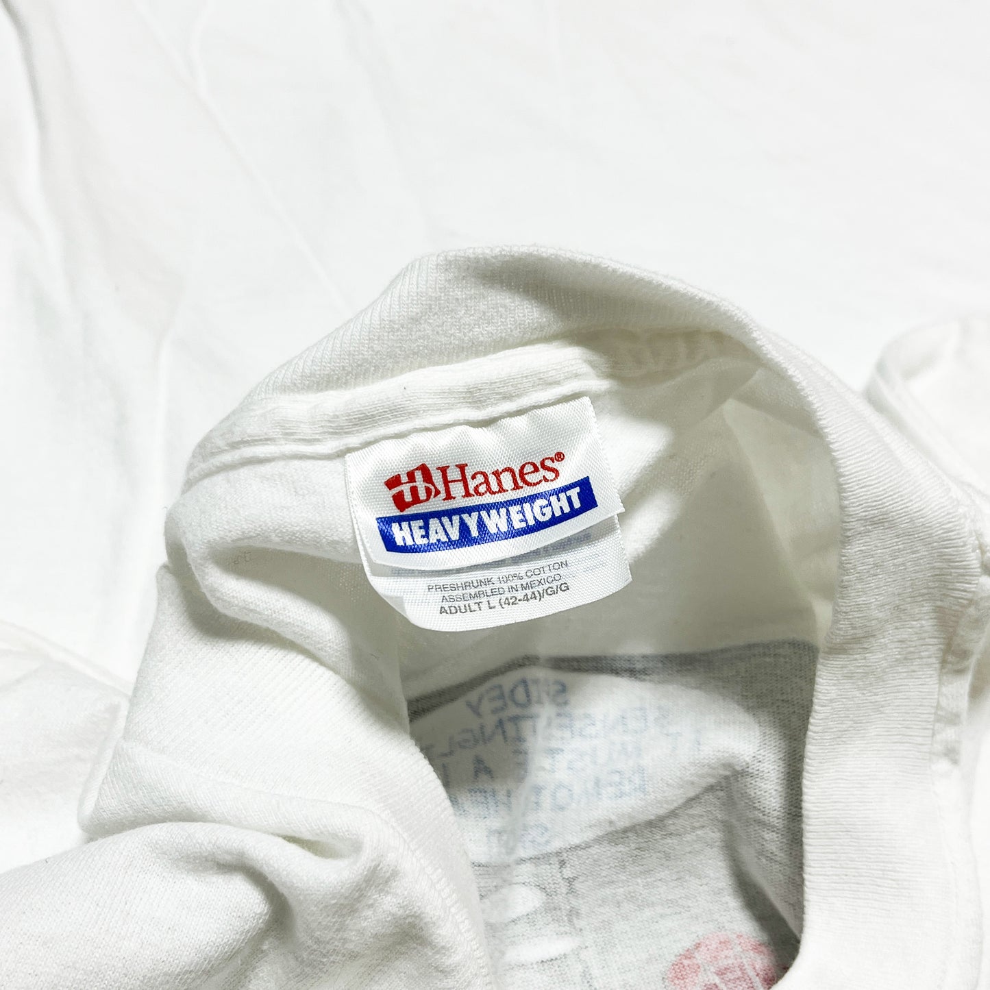 00's Hanes Spiderman I & II "GEO FILM GROUP" T Size (L) レア!