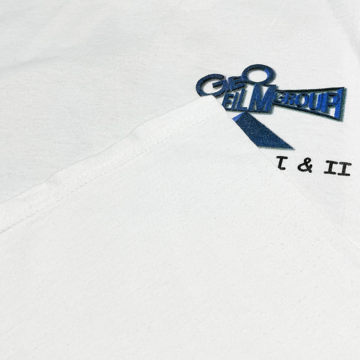 00's Hanes Spiderman I & II "GEO FILM GROUP" T Size (L) レア!