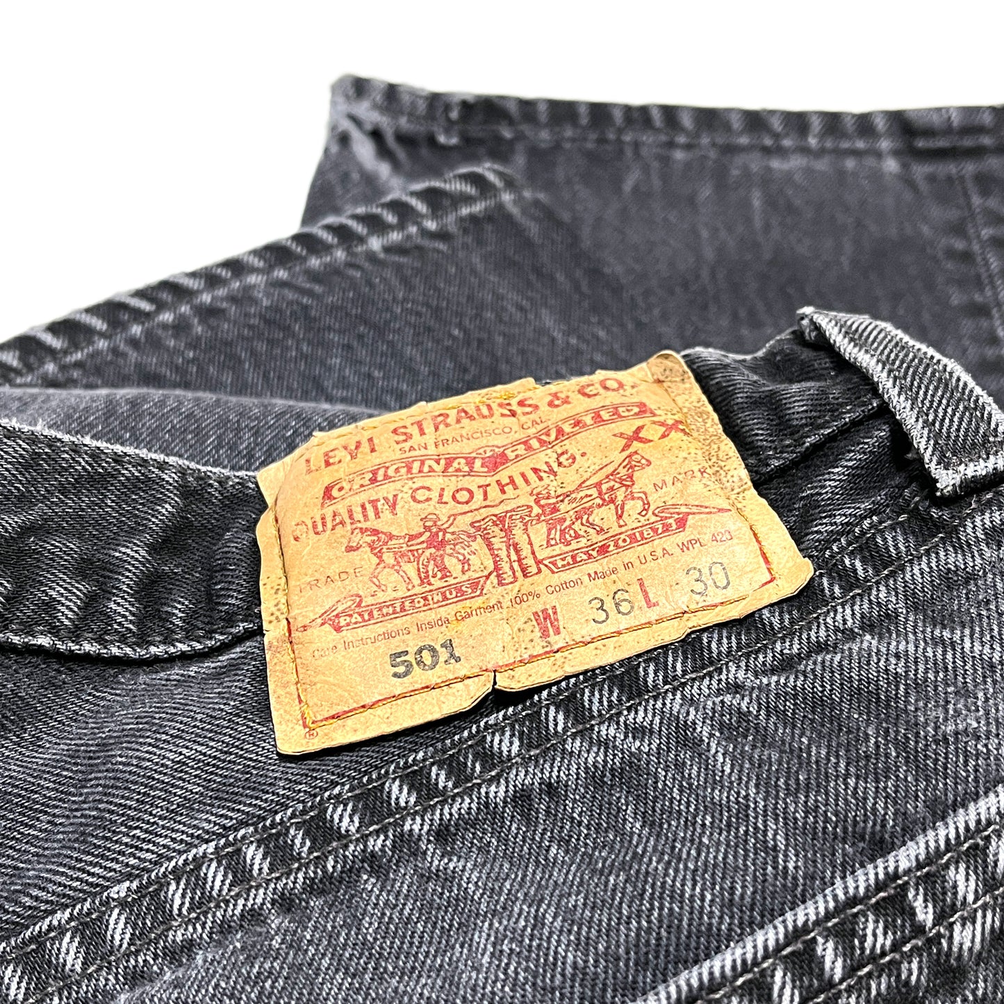 90's Levi's 501 Black Denim PT Size (W34.5 L30)位