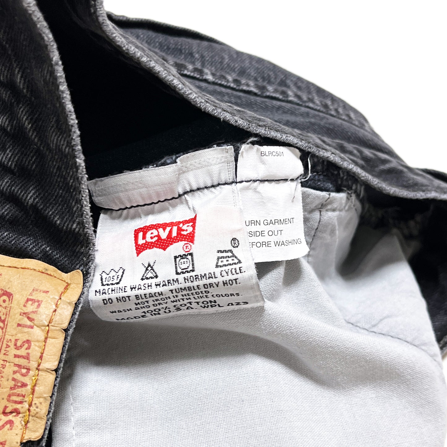 90's Levi's 501 Black Denim PT Size (W34.5 L30)位