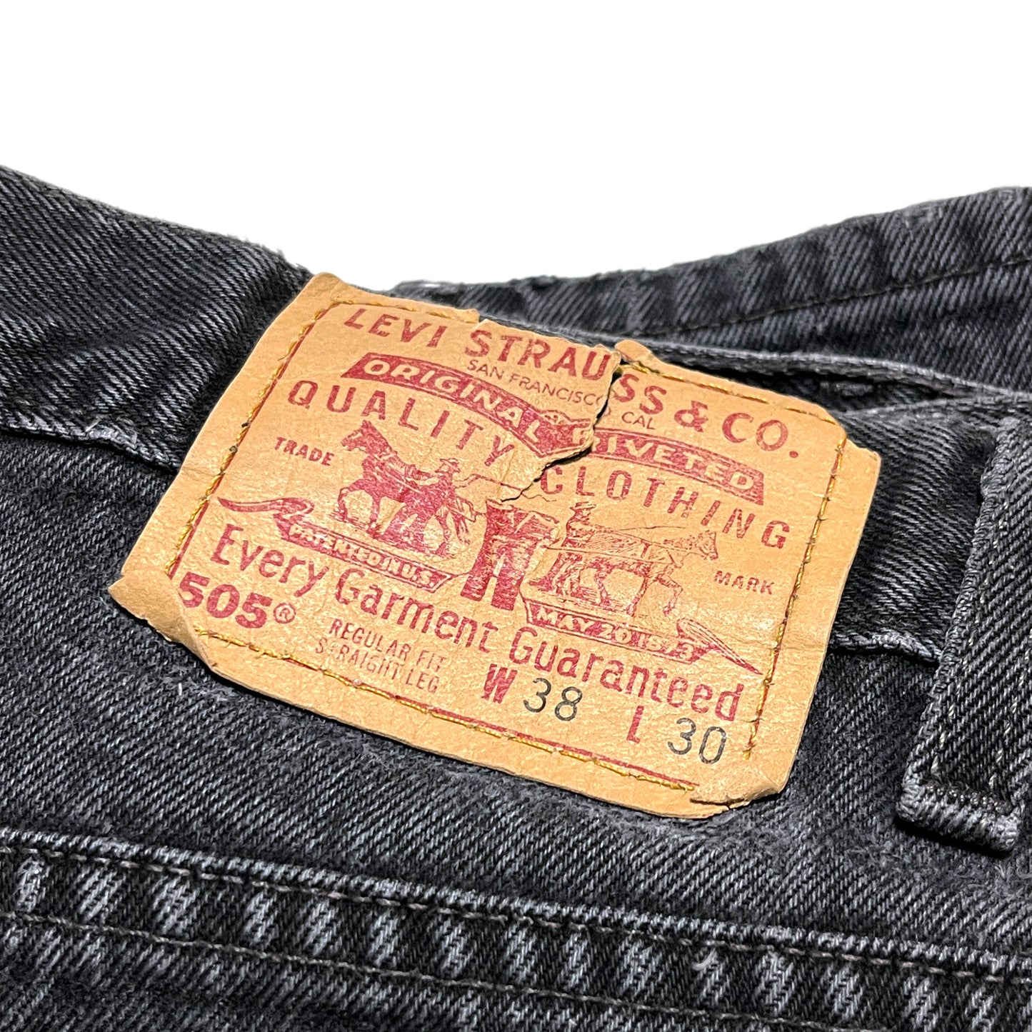 90's Levi's 505 Black Denim PT Size (W37 L30)位