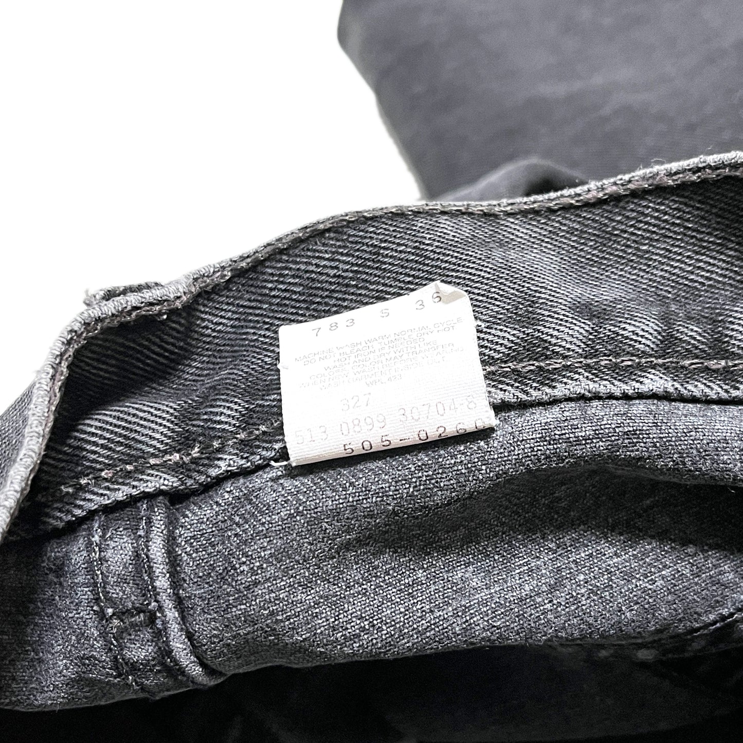 90's Levi's 505 Black Denim PT Size (W37 L30)位
