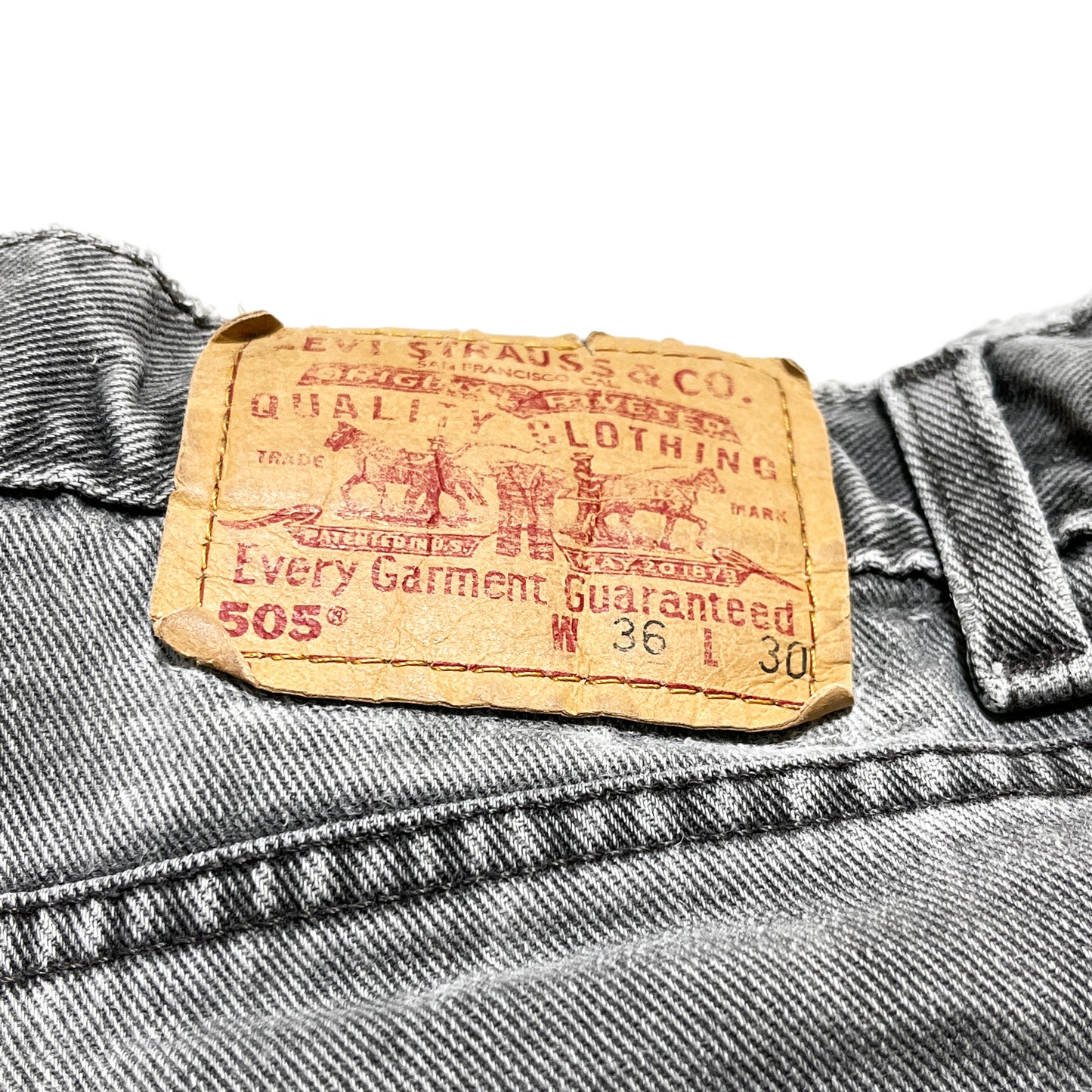 90's Levi's 505 Black Denim PT Size (W35 L29)位