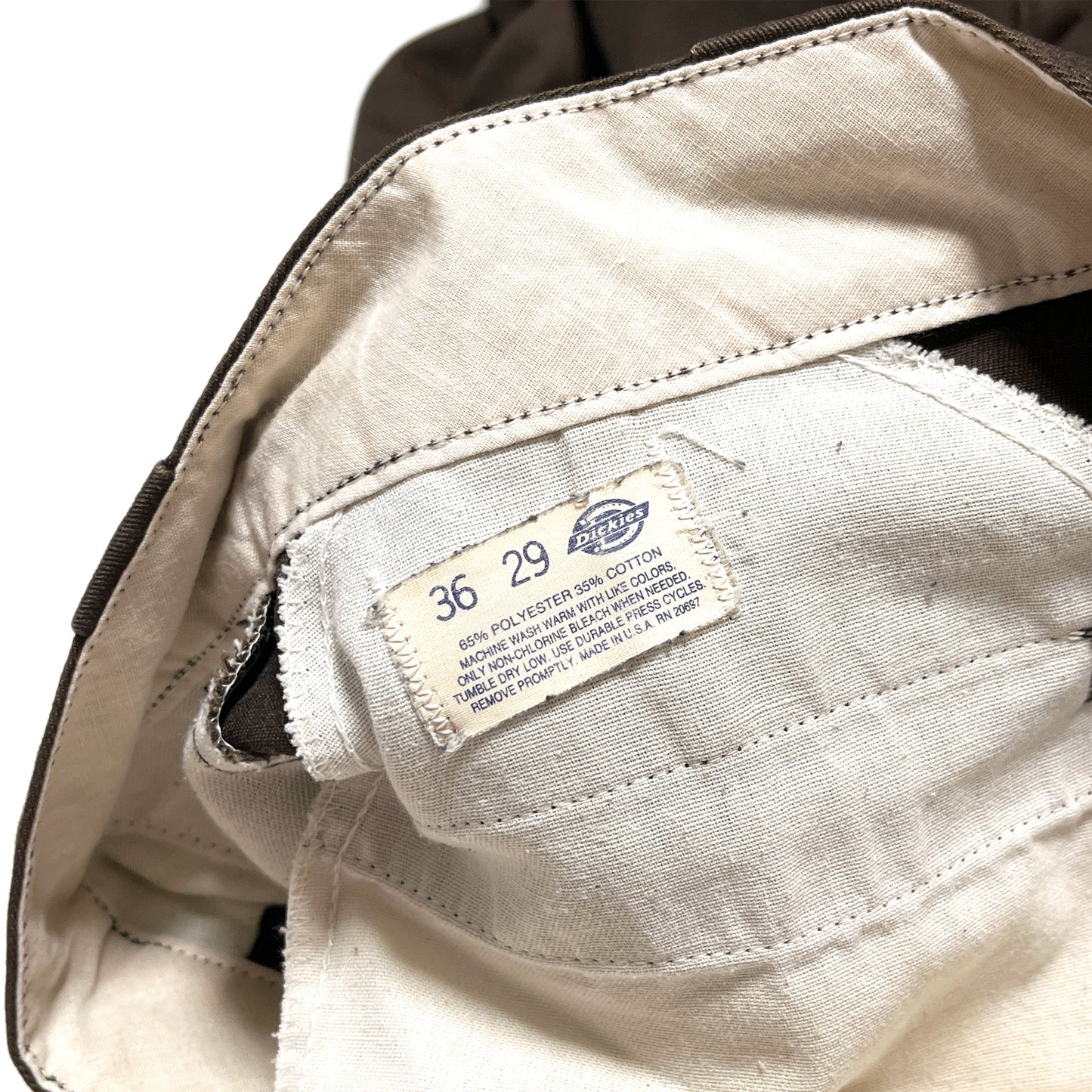 80's Dickies Work PT Brown チビタグ Size (W35 L28)位