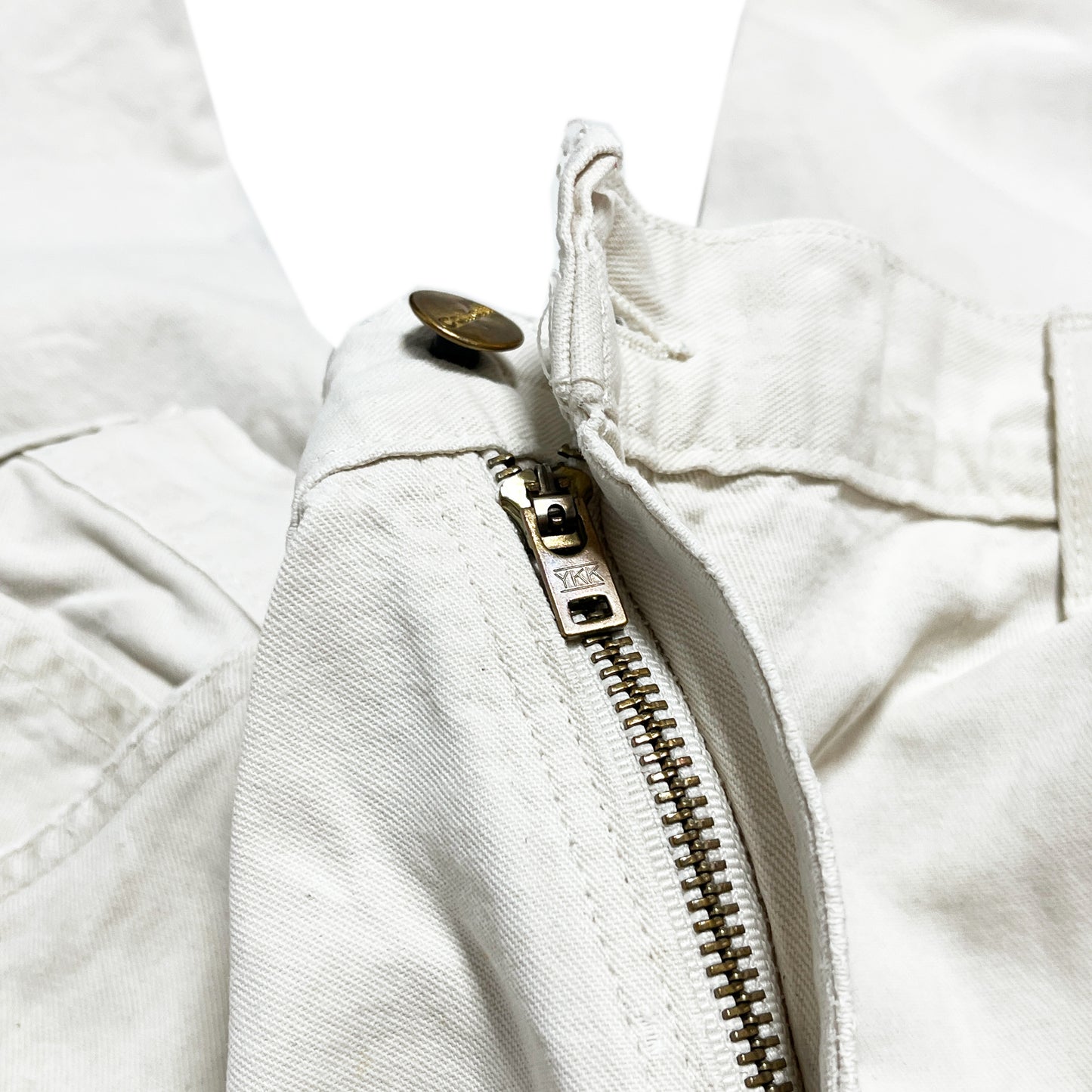 アメリカ製 Carhartt ダブルニー ペインターPT ペンキ飛び 生成り Size (W39 L30)位