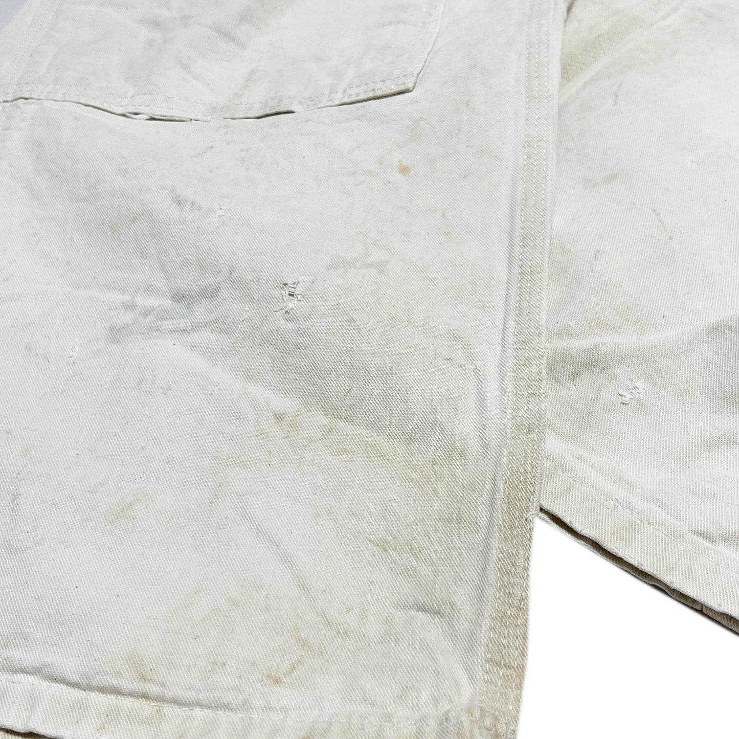 アメリカ製 Carhartt ダブルニー ペインターPT ペンキ飛び 生成り Size (W39 L30)位