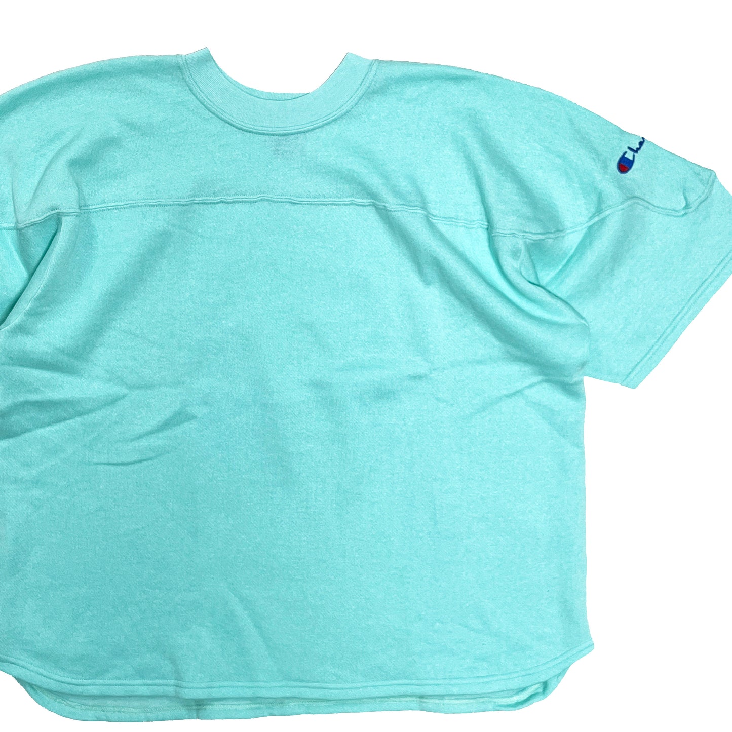 90's 青刺繍タグ Champion S/S Sweat Size (L)
