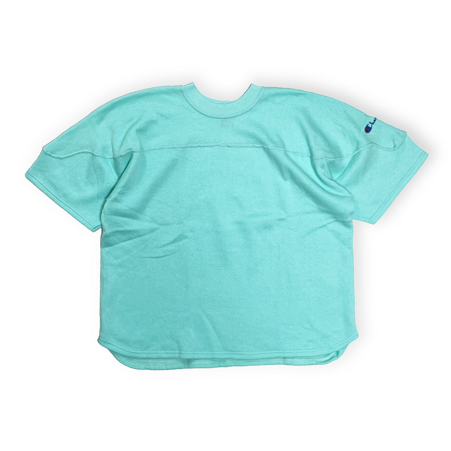 90's 青刺繍タグ Champion S/S Sweat Size (L)