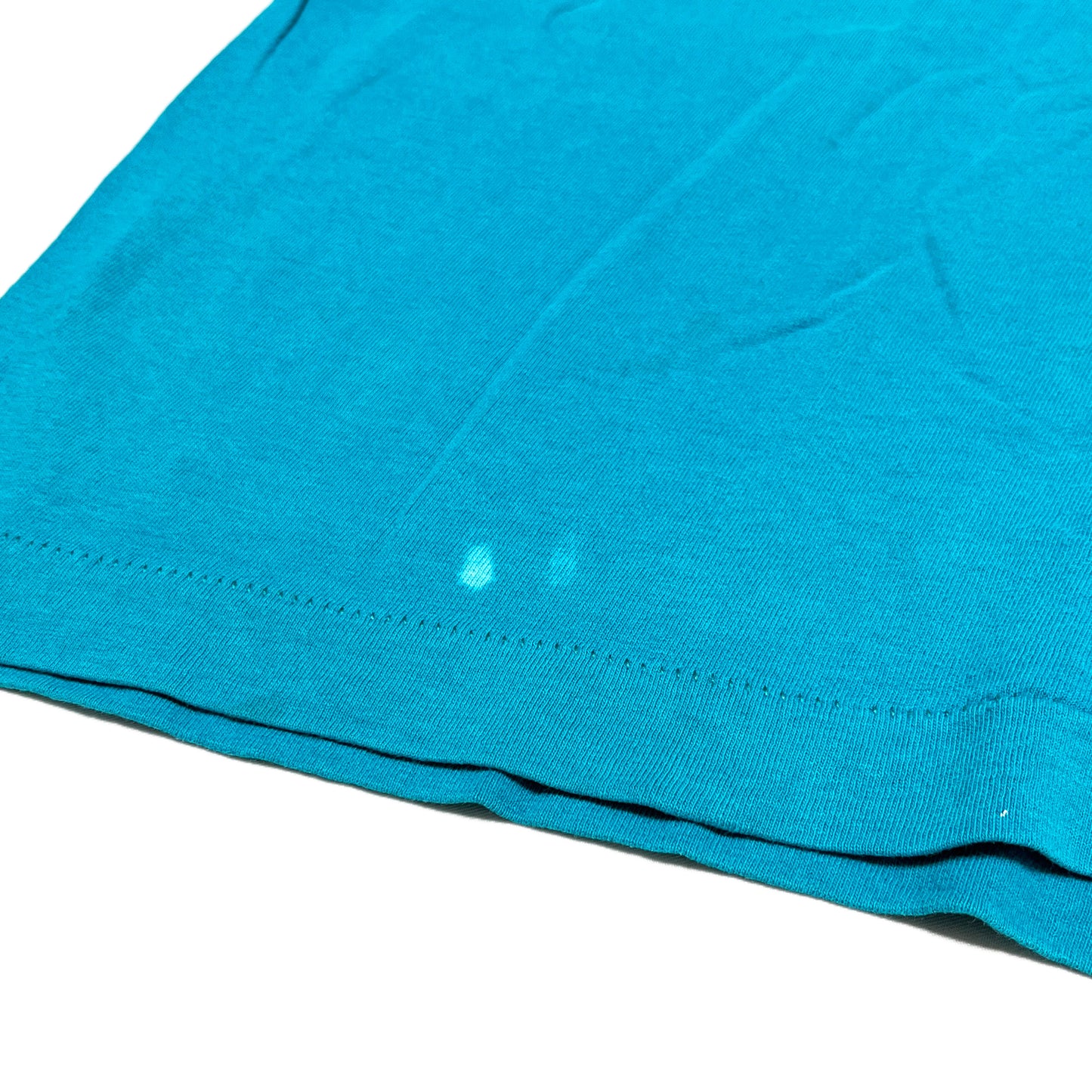 80's FRUIT OF THE LOOM Pocket T Turquoise Size (XXL)