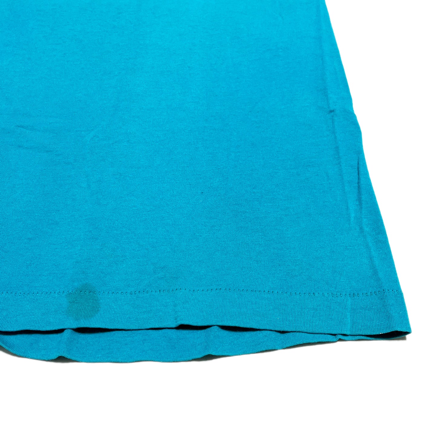 80's FRUIT OF THE LOOM Pocket T Turquoise Size (XXL)
