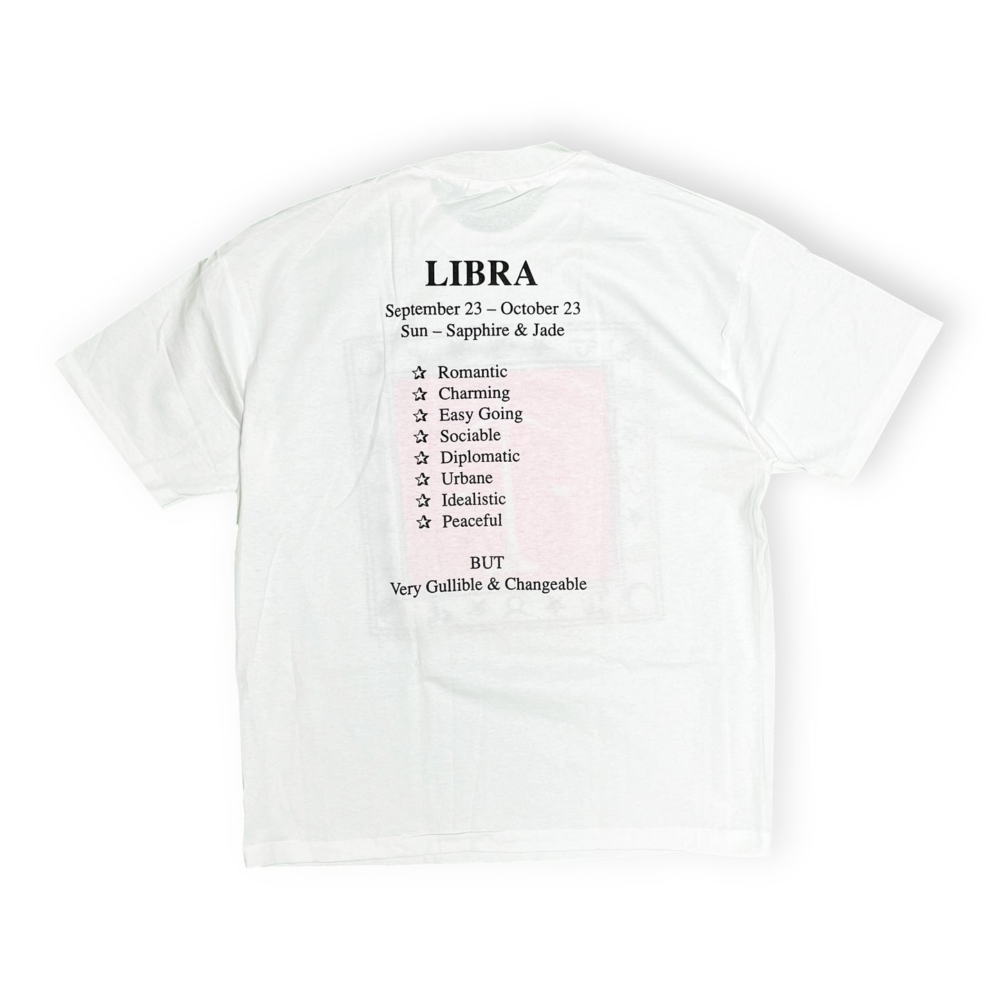 90's Hanes Libra 天秤座 T Size (XL) 袋付きDeadstock