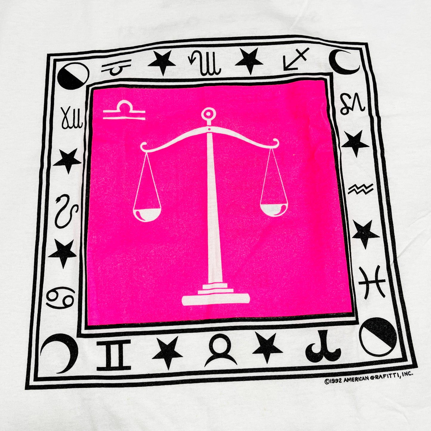 90's Hanes Libra 天秤座 T Size (XL) 袋付きDeadstock