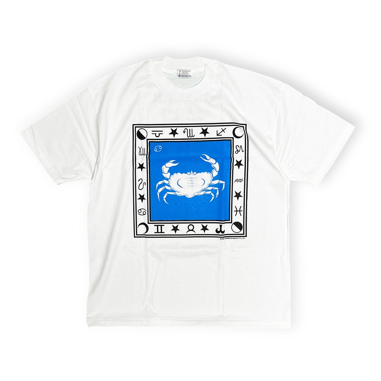 90's Hanes Cancer 蟹座 T Size (XL) 袋付きDeadstock