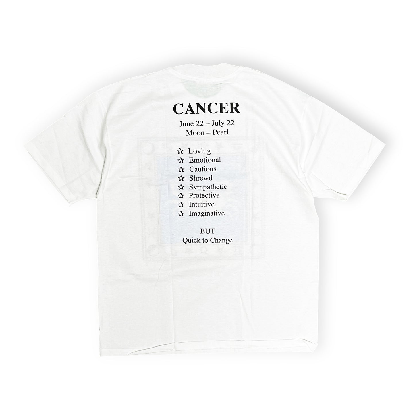 90's Hanes Cancer 蟹座 T Size (XL) 袋付きDeadstock