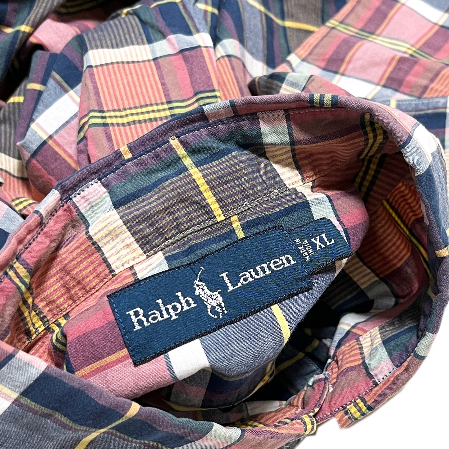 Ralph Lauren Pullover マドラスチェック S/S SH Size (XL)