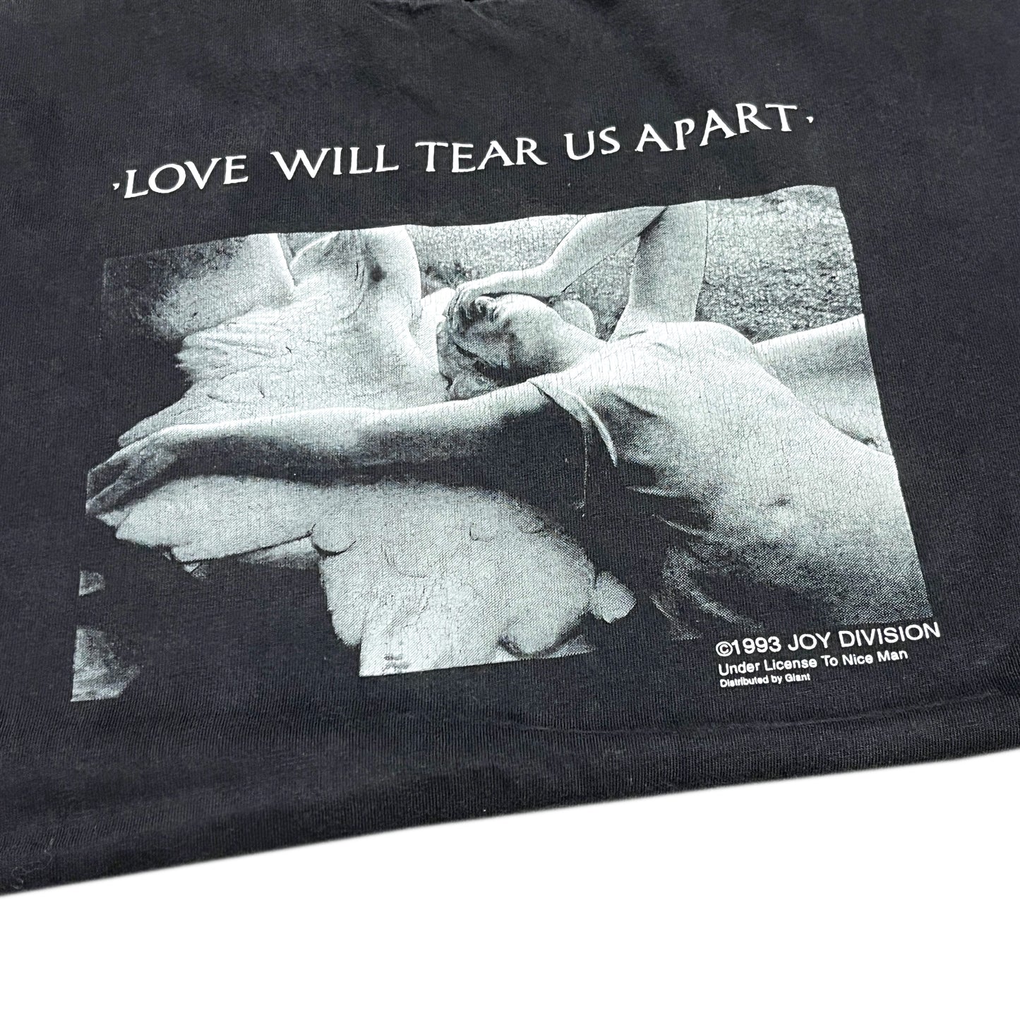 90's Giant Joy Division "LOVE WILL TEAR US APART" T Size (L)