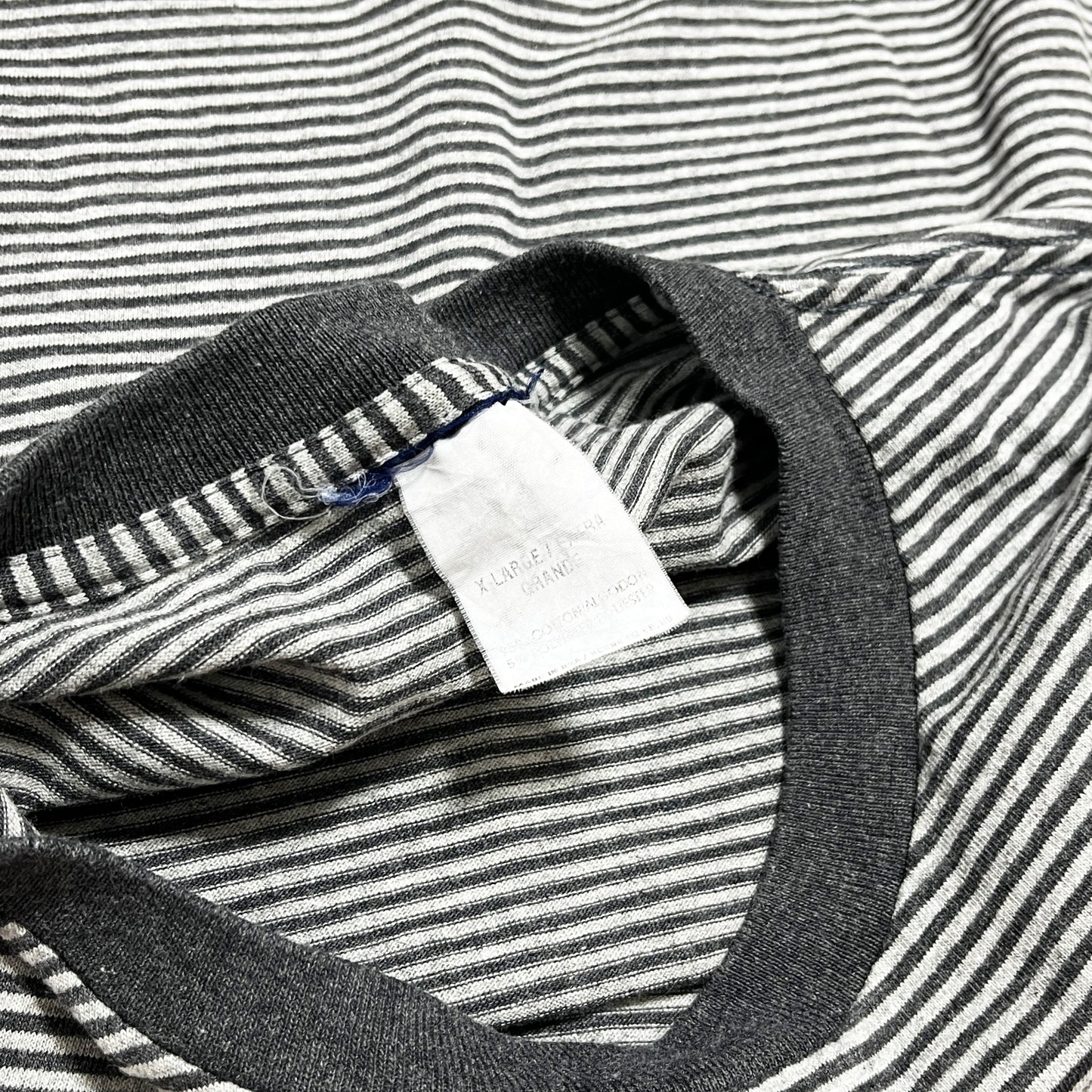 90's〜 Unknown Border T Black X Gray Size (XL) 極上配色