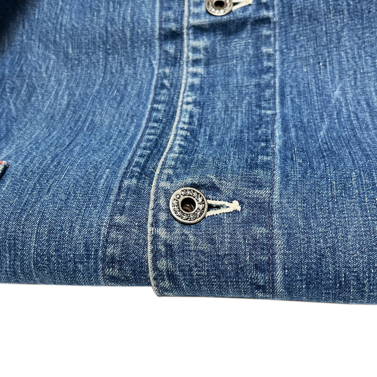 40's PAY DAY WWII Denim Coverall CROWN Change Button Size (44)位 スペシャル!