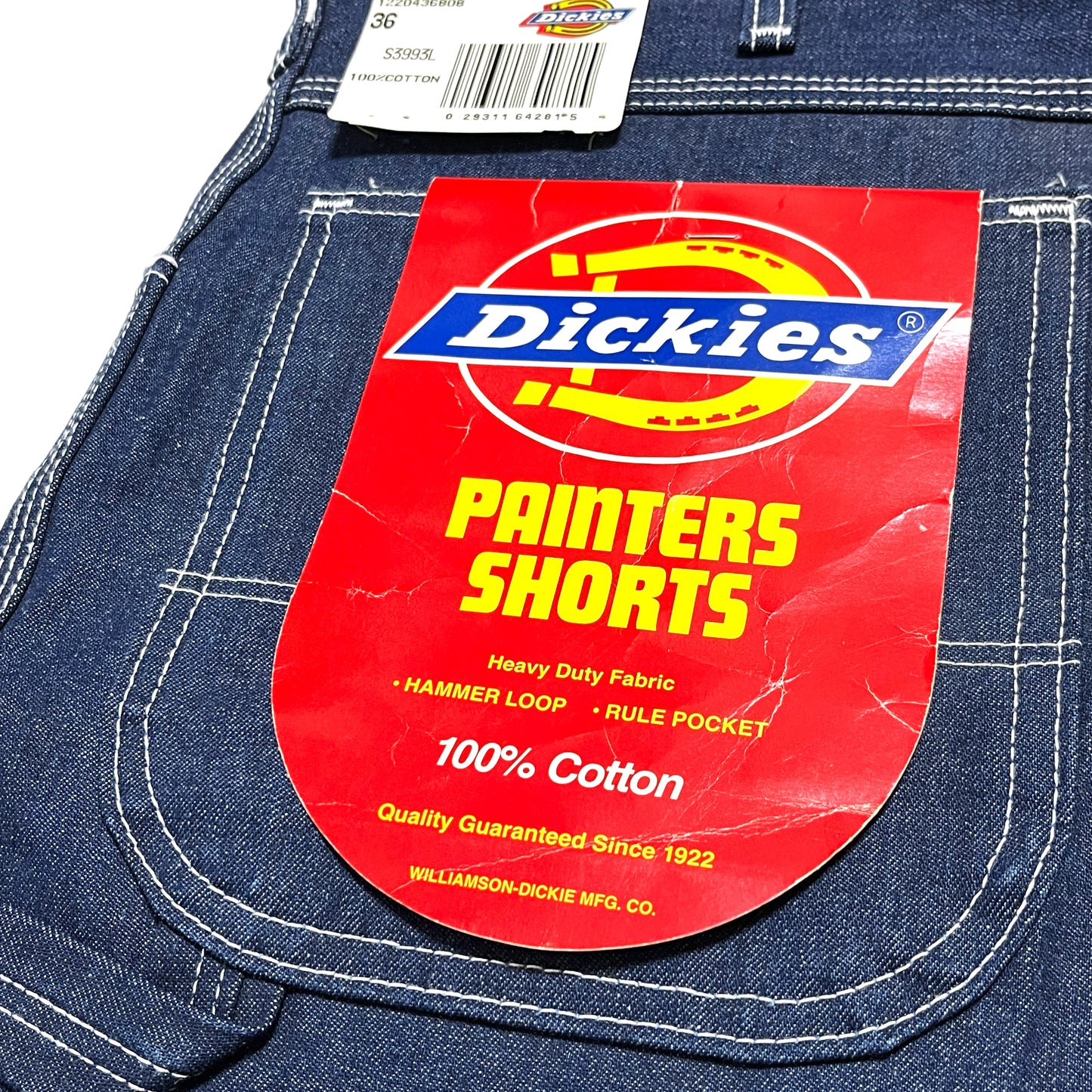 70's〜 Dickies Denim Original Shorts Size (W36) Deadstock レア!