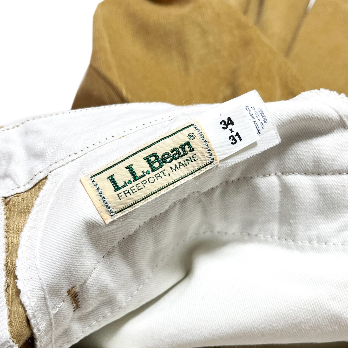 80's L.L.Bean "Dickies OEM" Corduroy PT 未使用 Size (W35 L31)位