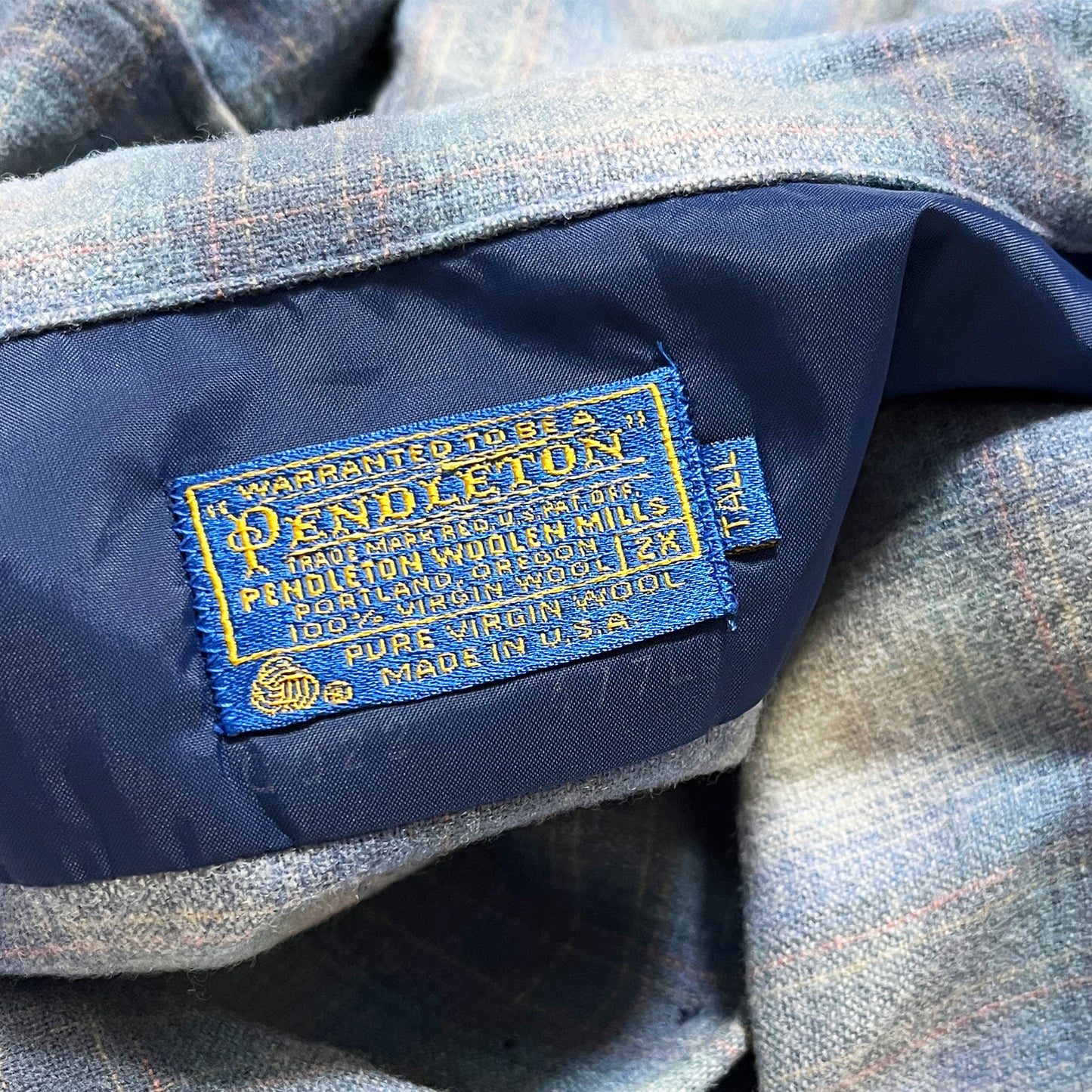 70's Pendleton Wool SH Size (2X TALL) ビッグサイズ!