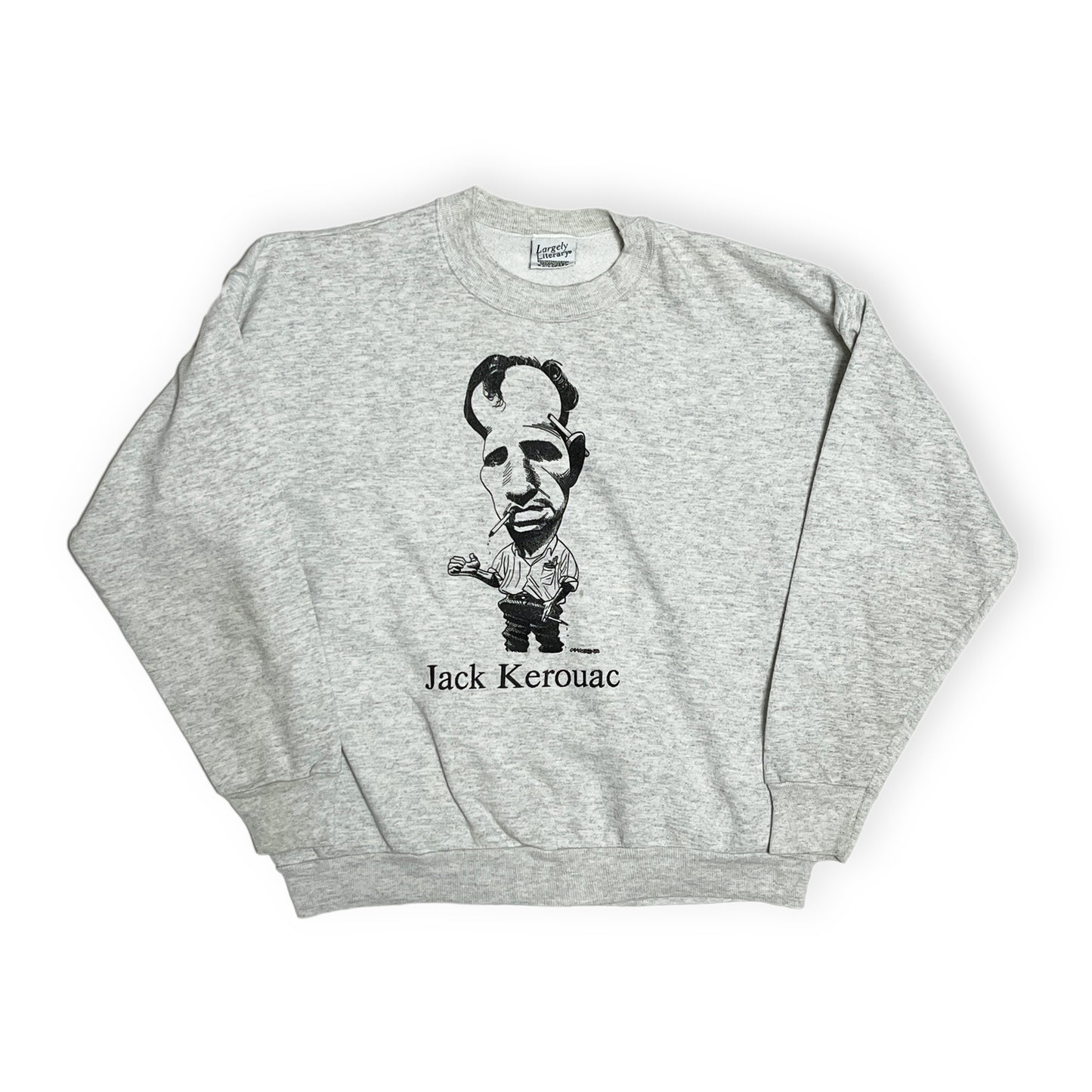 90's Largely Literary "Jack Kerouac" Sweat Size (XL) レア!