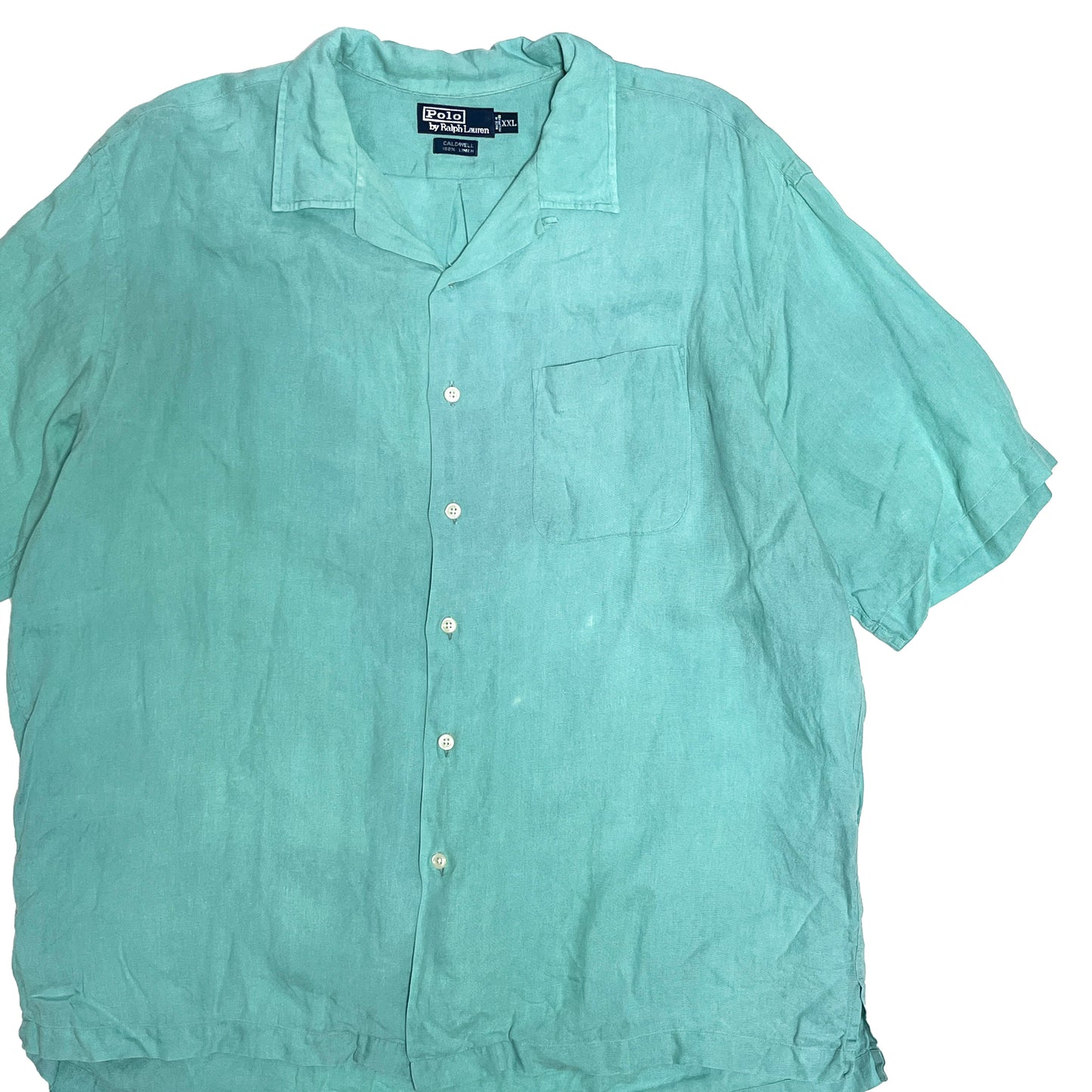 Ralph Lauren CALDWELL Linen S/S SH Size (XXL) レアカラー!